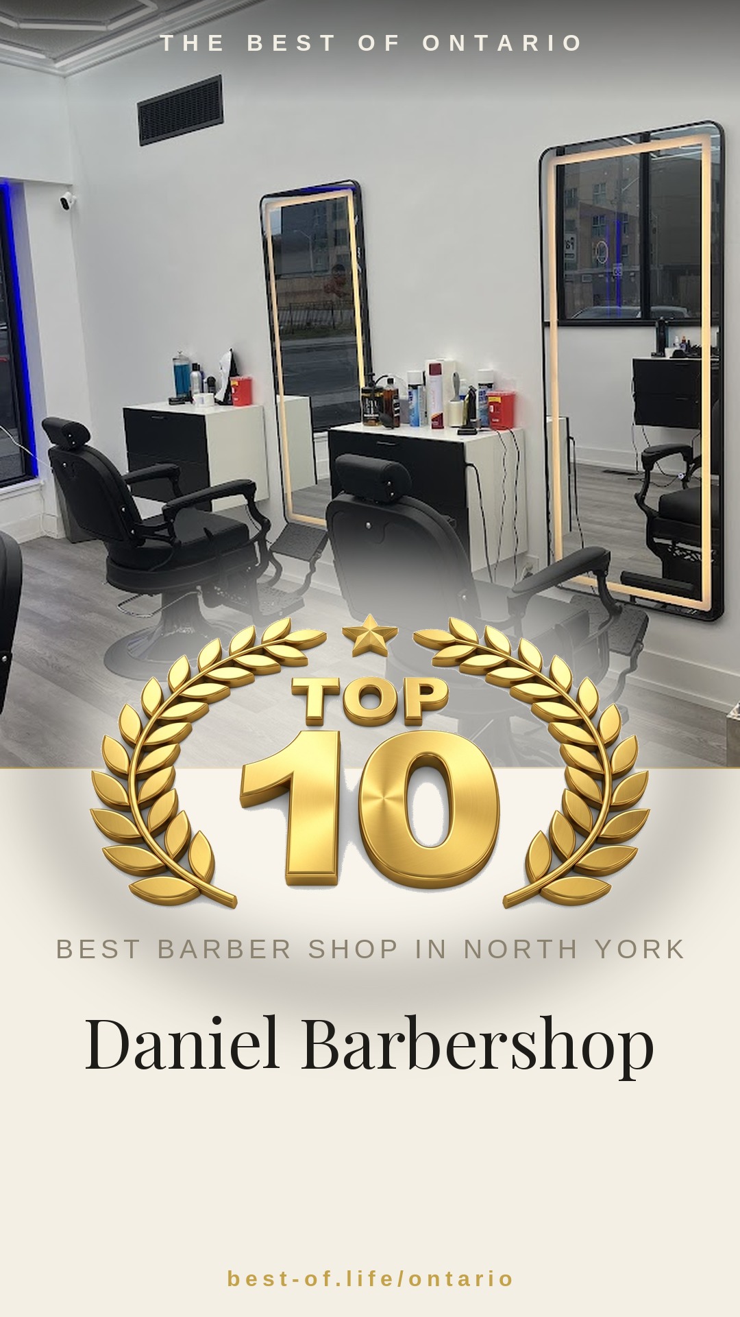 Daniel Barbershop Instagram badge