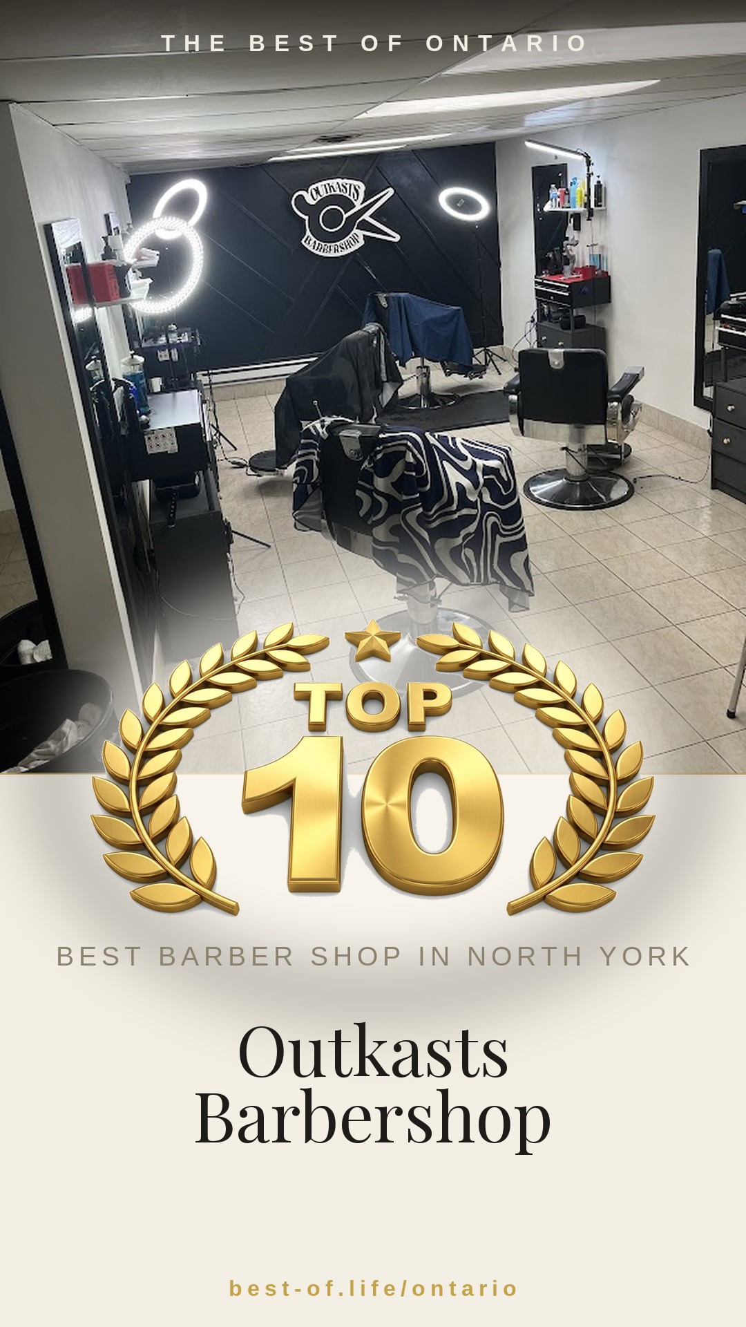 Outkasts Barbershop Instagram badge