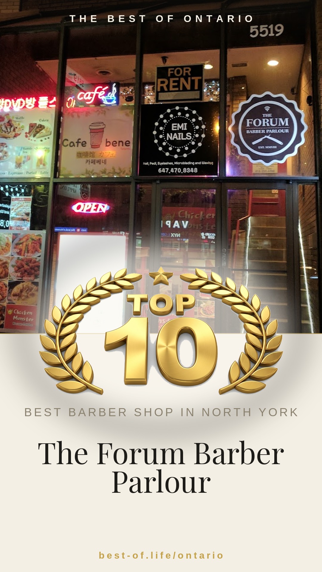 The Forum Barber Parlour Instagram badge