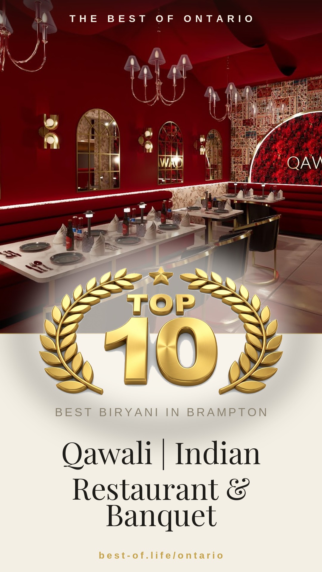 Qawali | Indian Restaurant & Banquet Instagram badge