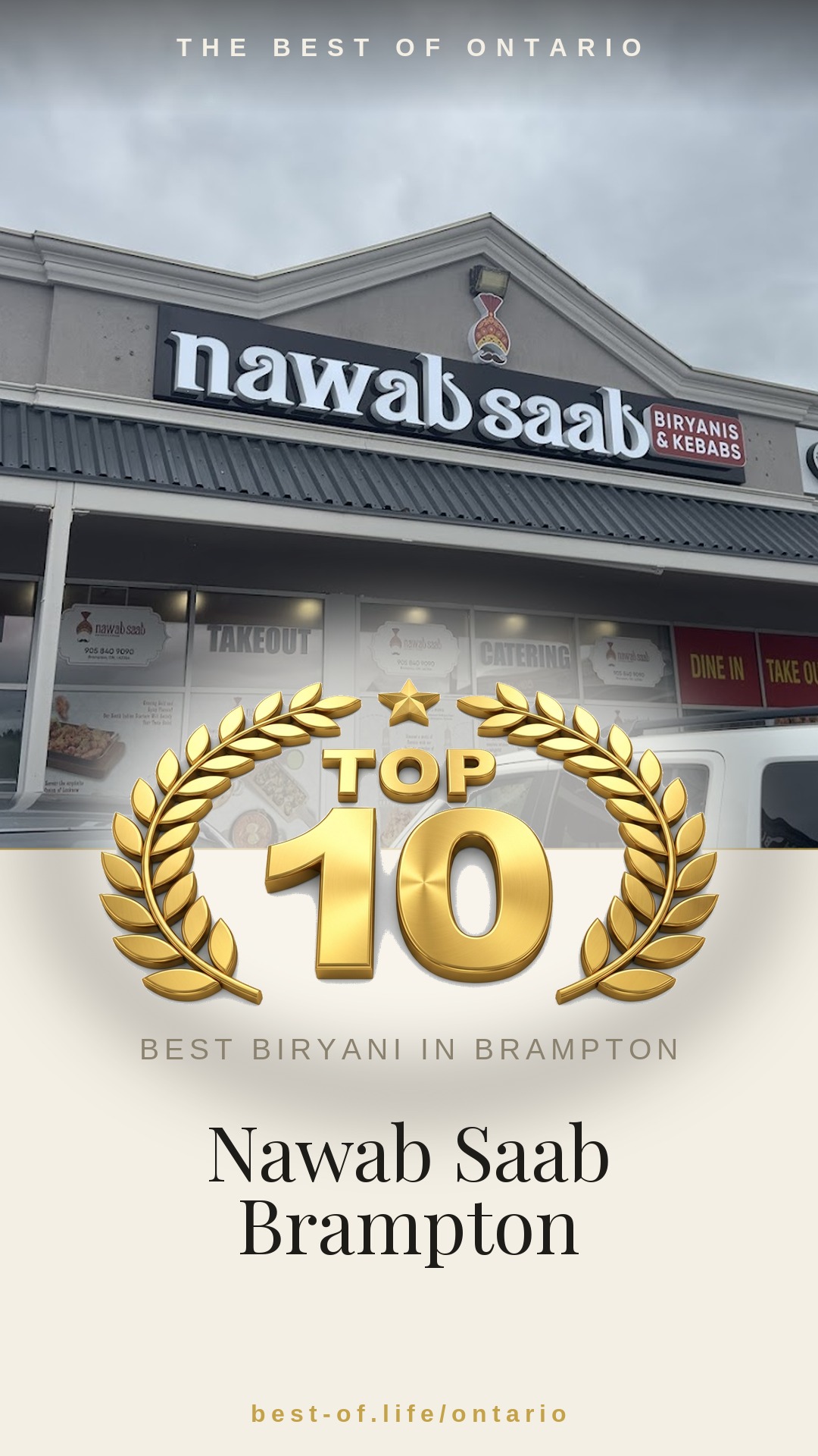 Nawab Saab Brampton Instagram badge