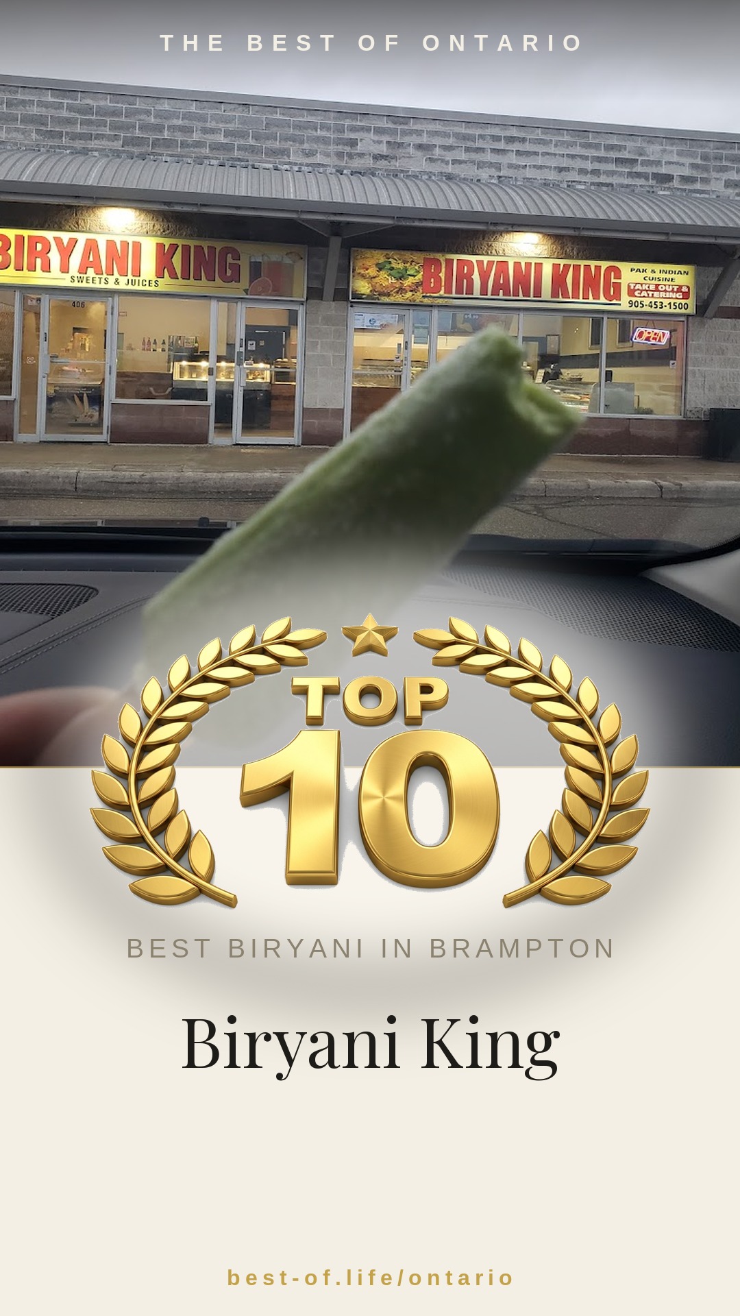 Biryani King Instagram badge