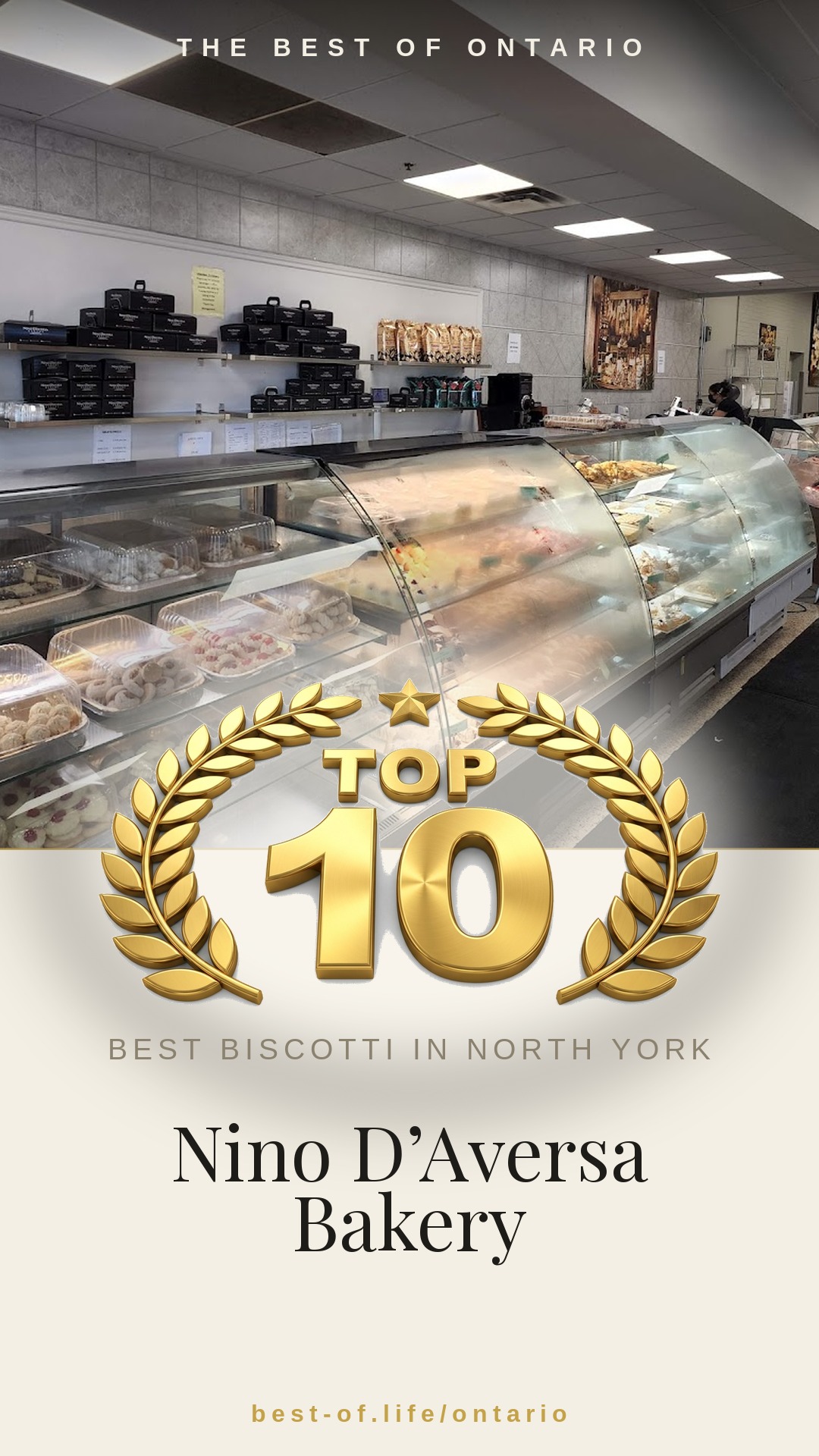 Nino D’Aversa Bakery Instagram badge