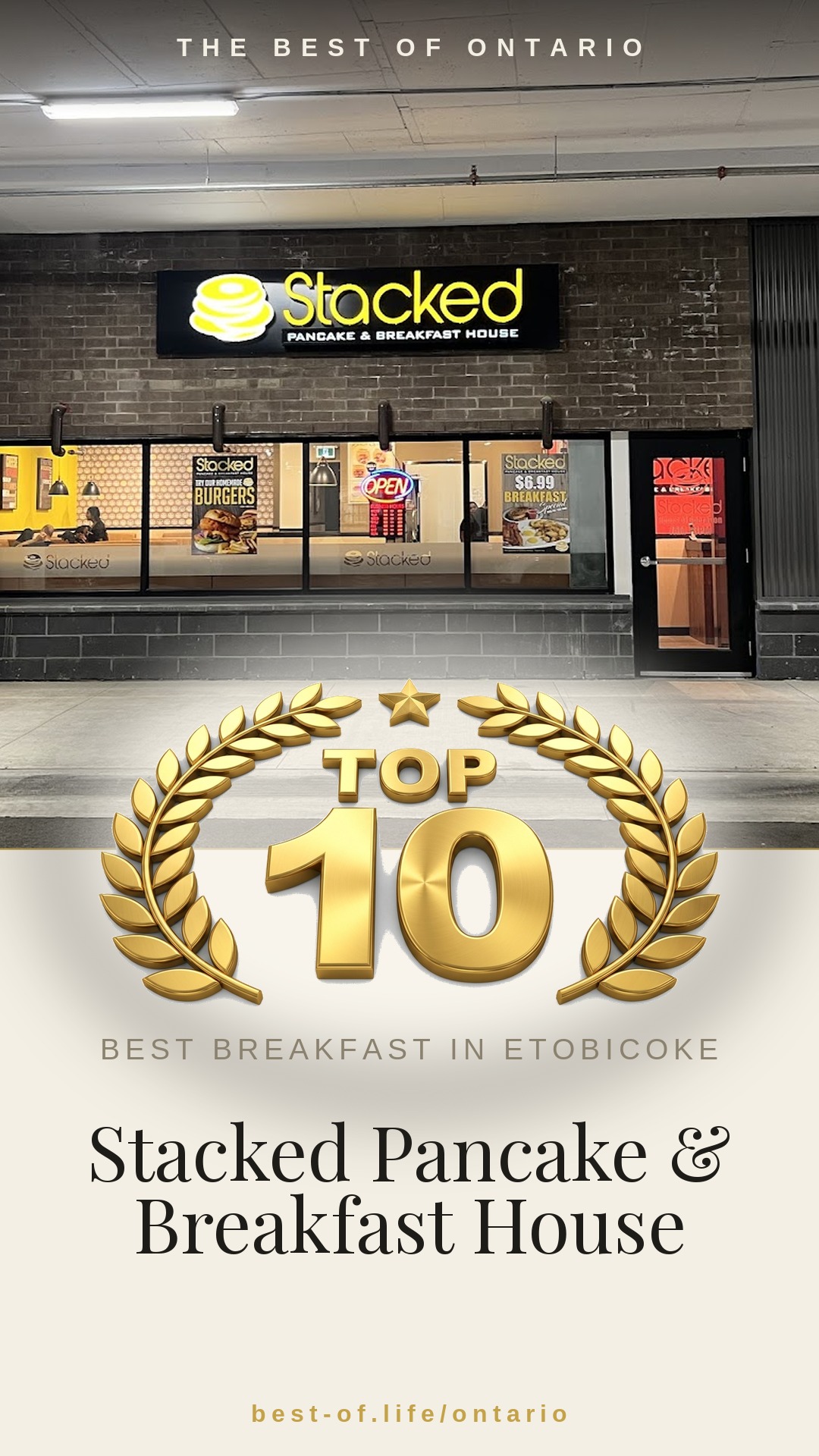 Stacked Pancake & Breakfast House Instagram badge
