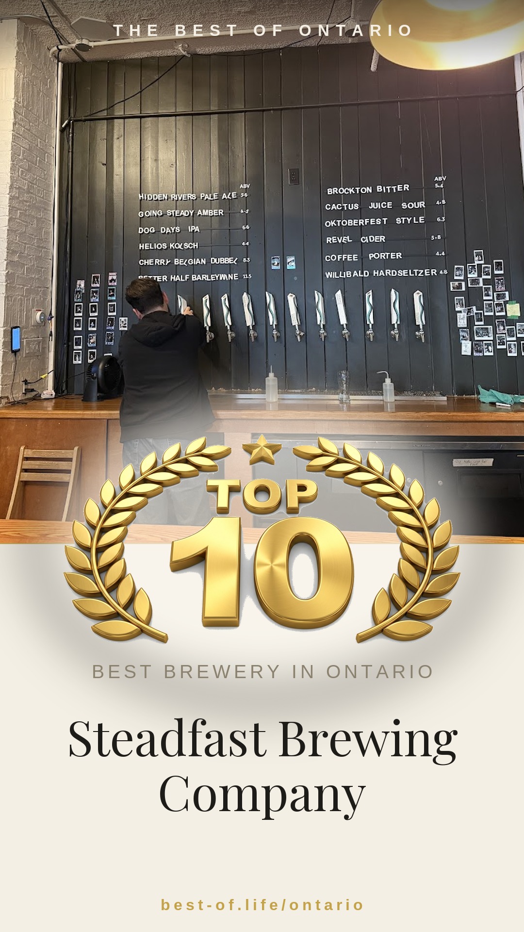 Steadfast Brewing Company Instagram badge