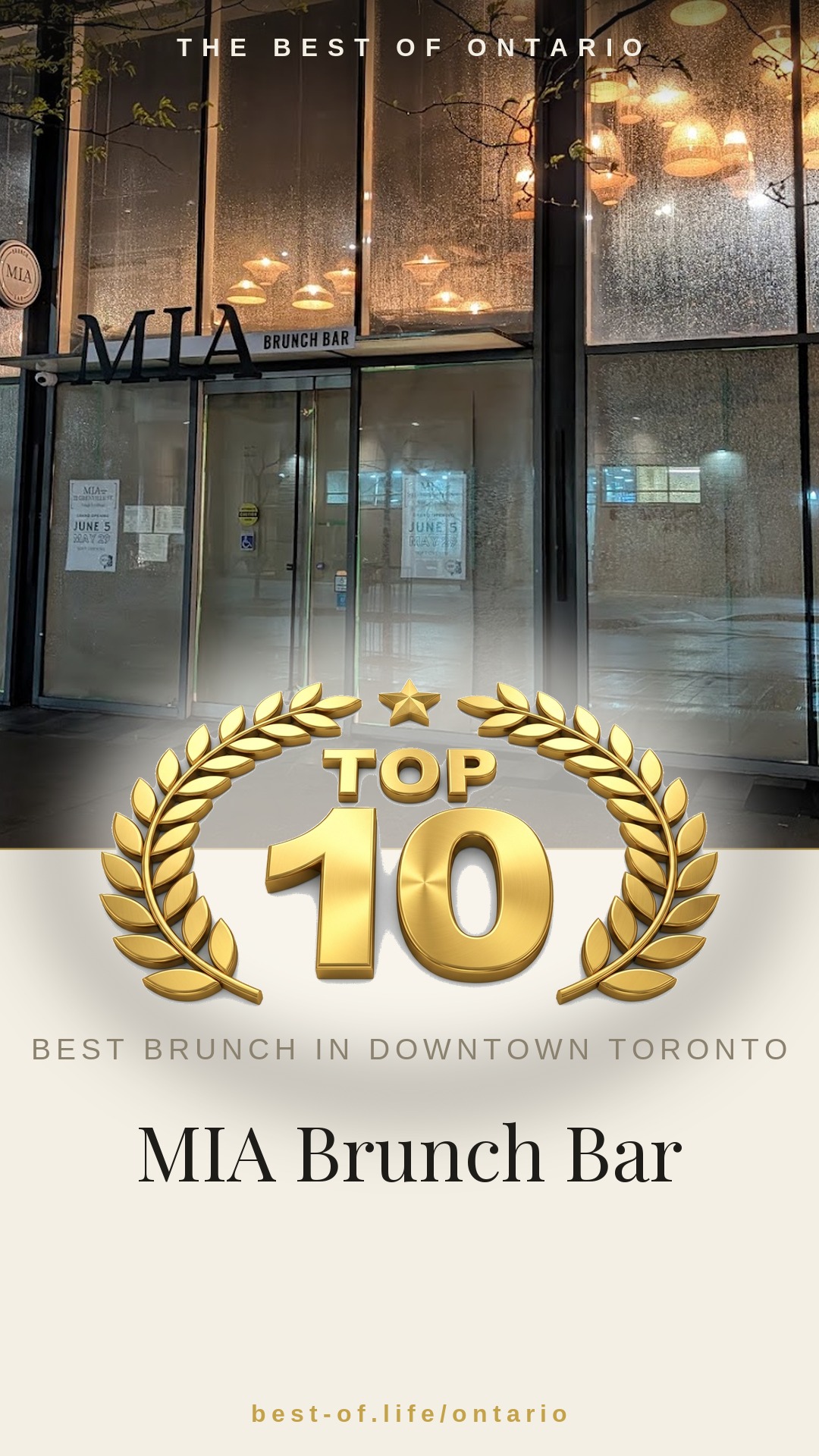 MIA Brunch Bar Instagram badge