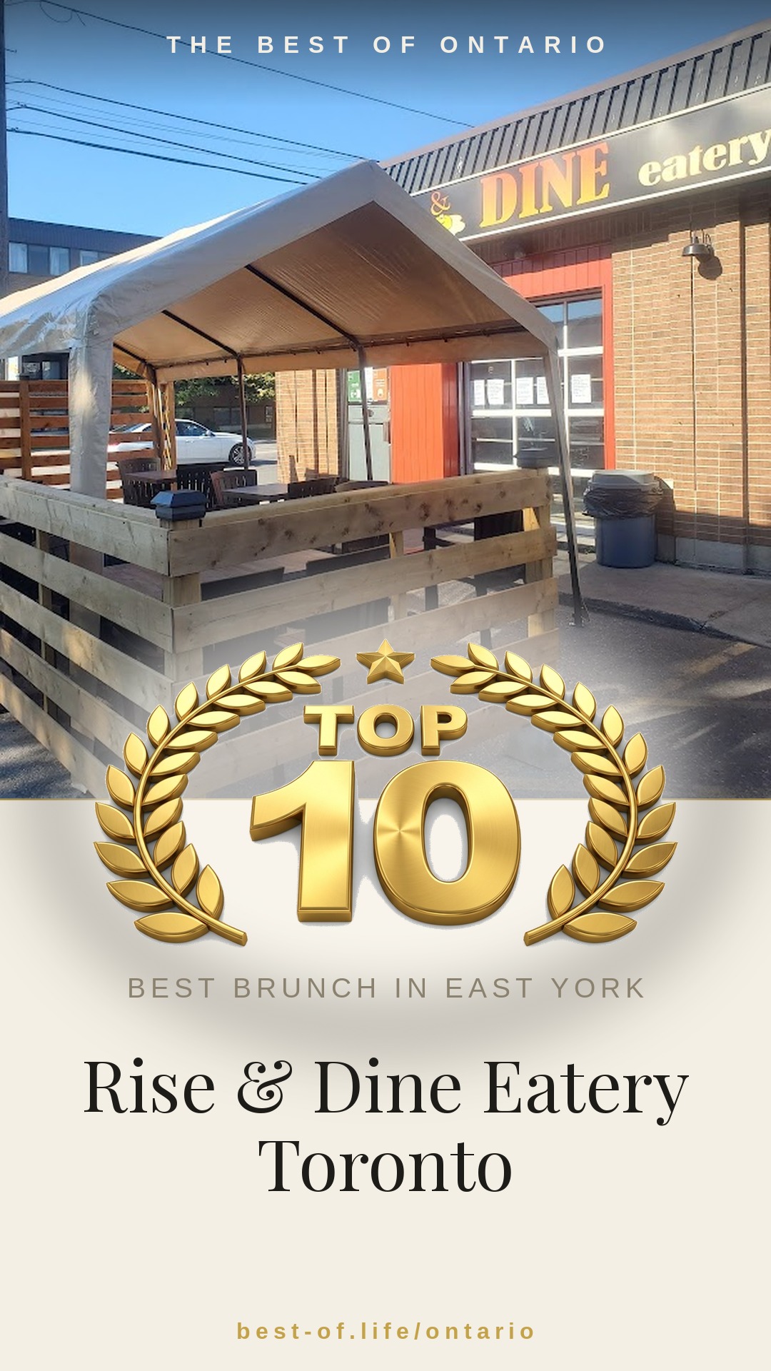 Rise & Dine Eatery Toronto Instagram badge