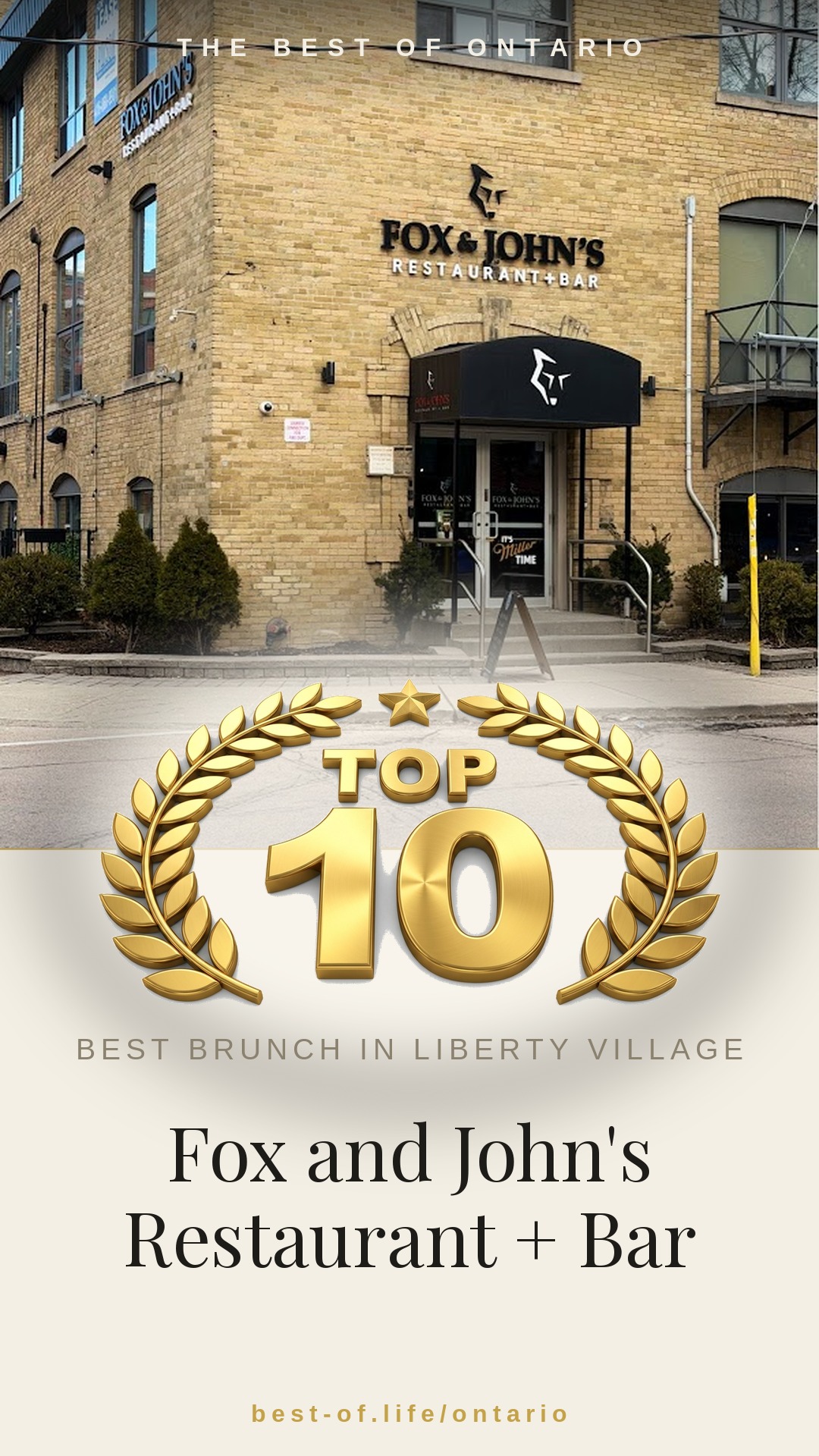 Fox and John's Restaurant + Bar Instagram badge