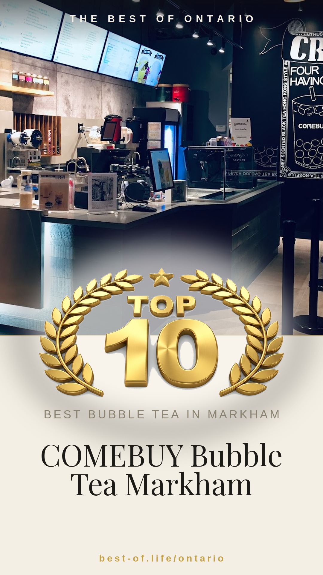 COMEBUY Bubble Tea Markham Instagram badge