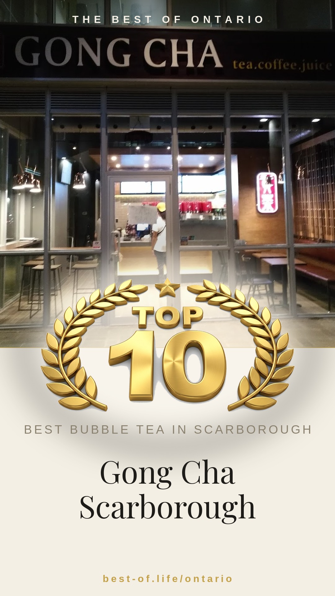 Gong Cha Scarborough Instagram badge