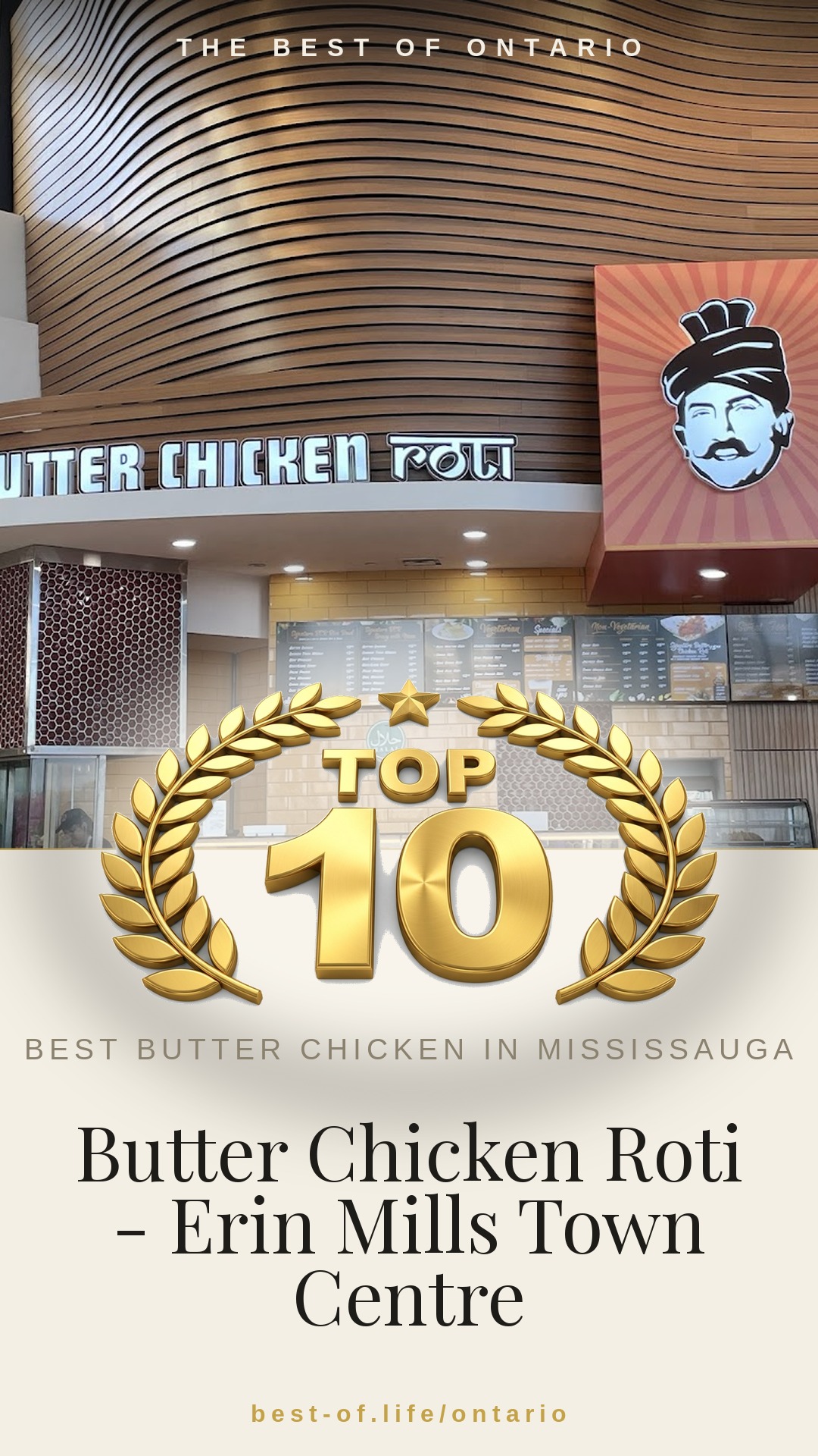 Butter Chicken Roti - Erin Mills Town Centre Instagram badge
