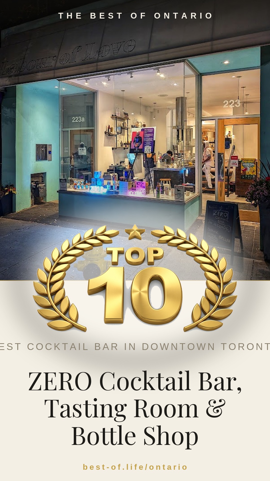 ZERO Cocktail Bar, Tasting Room & Bottle Shop Instagram badge