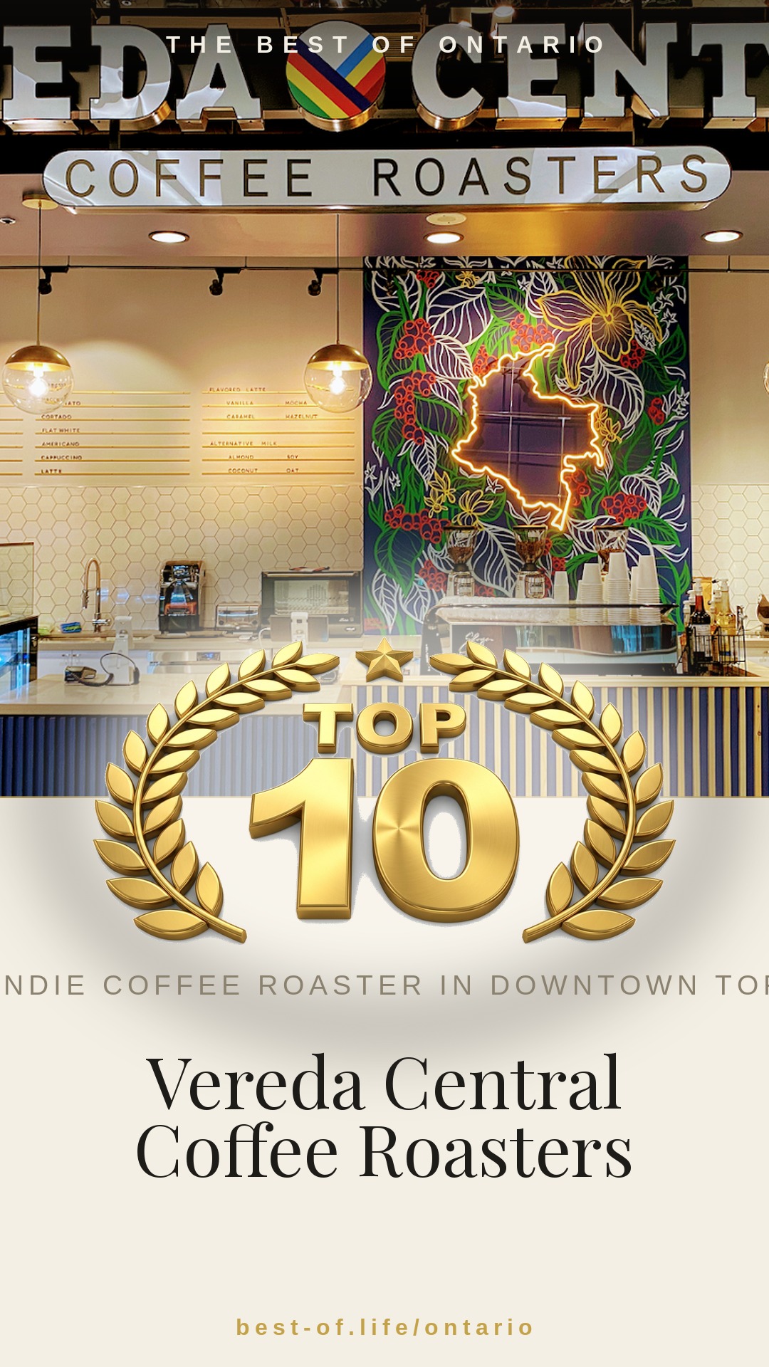 Vereda Central Coffee Roasters Instagram badge