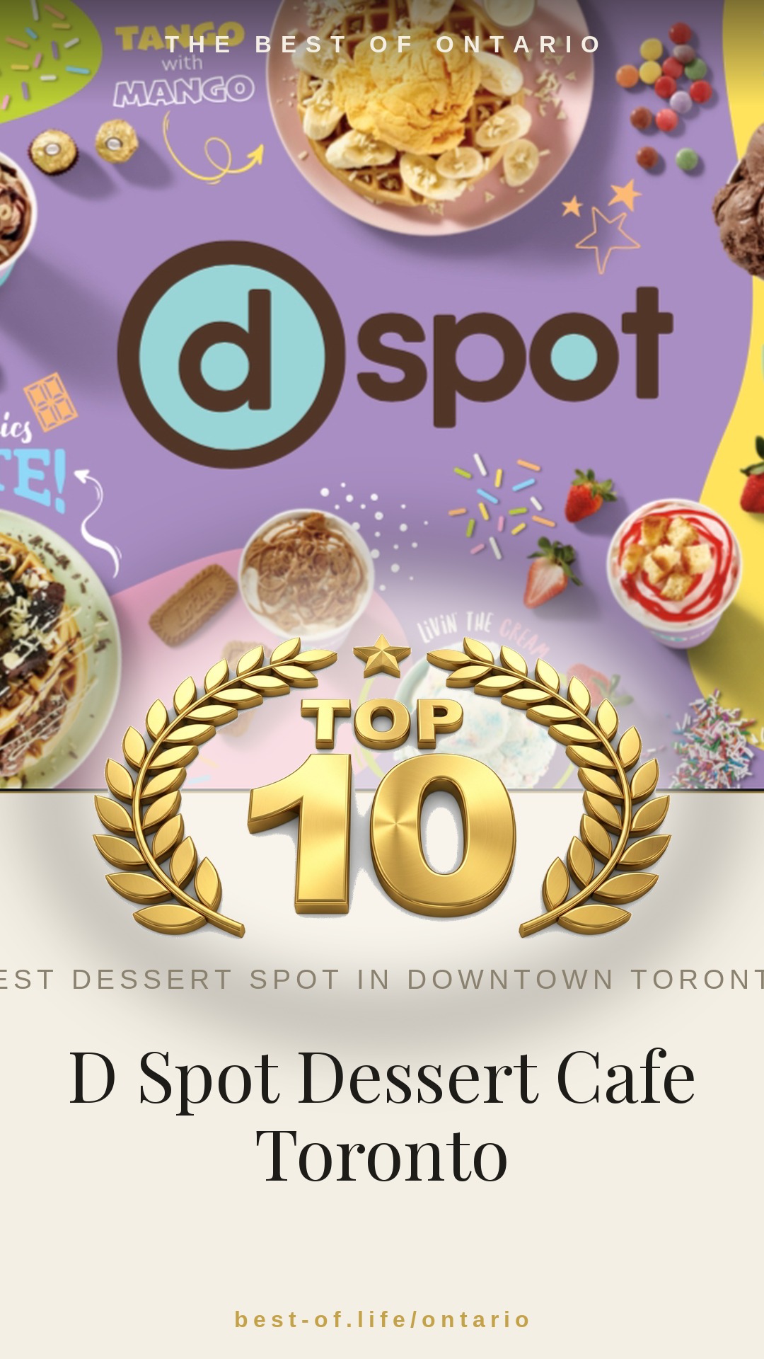 D Spot Dessert Cafe Toronto Instagram badge
