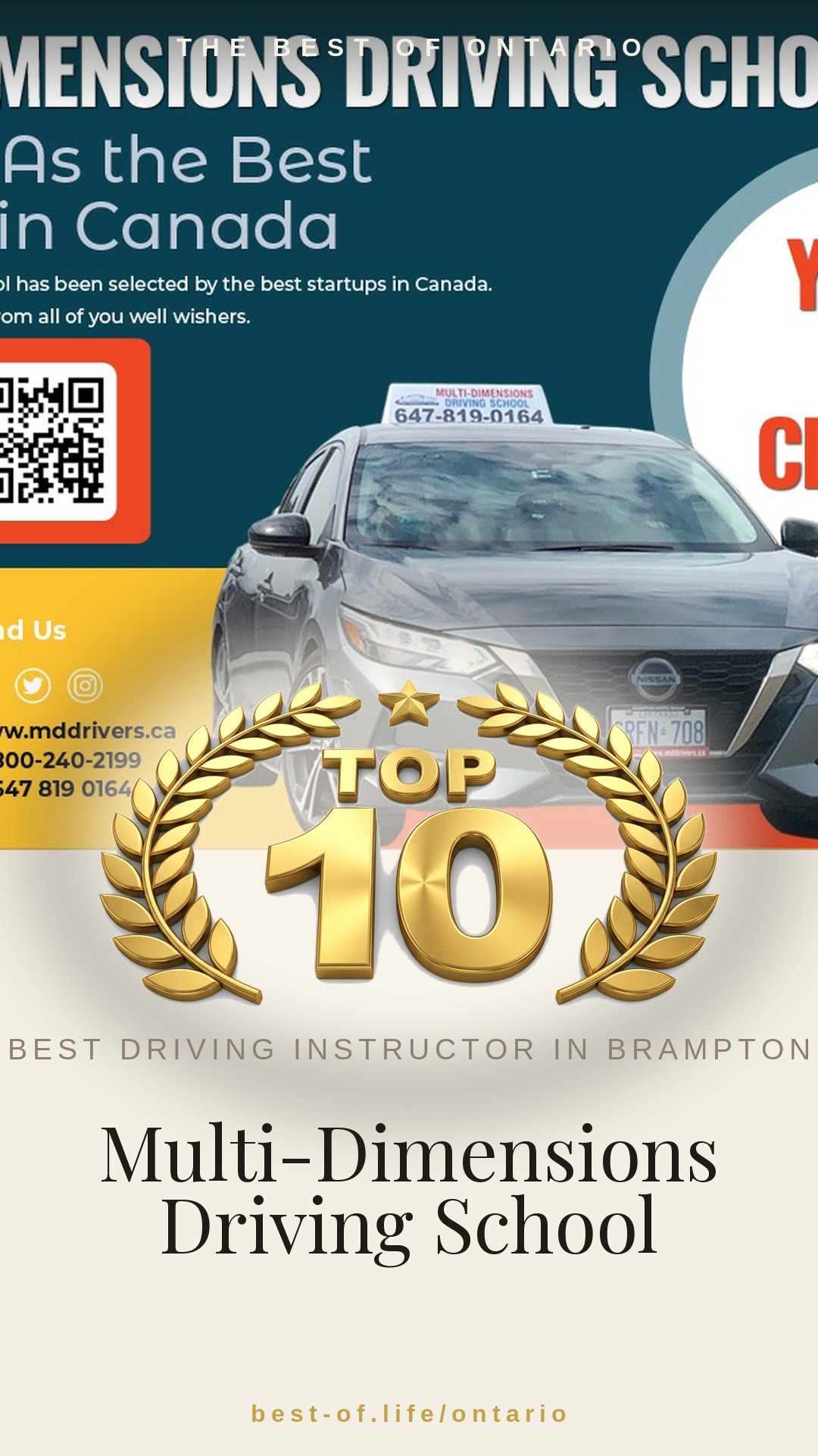 Multi-Dimensions Driving School Instagram badge