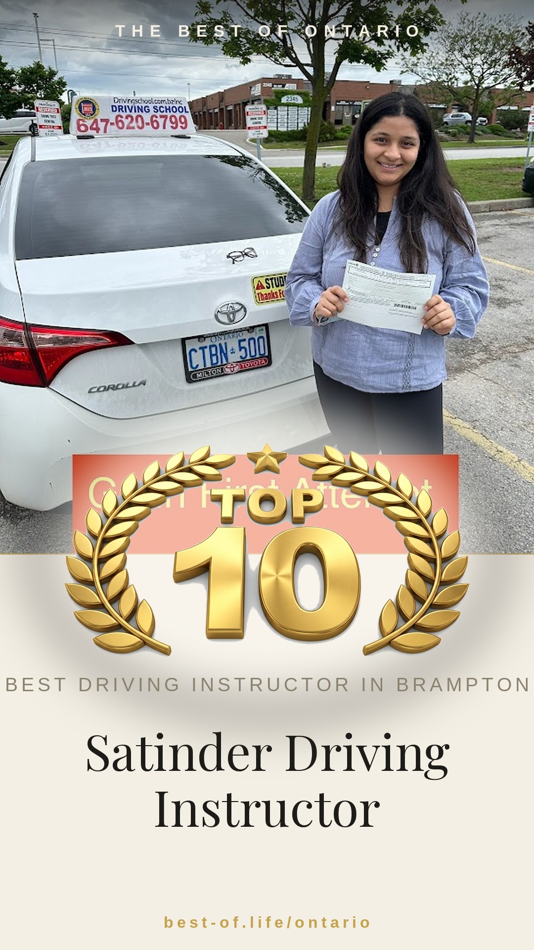 Satinder Driving Instructor Instagram badge