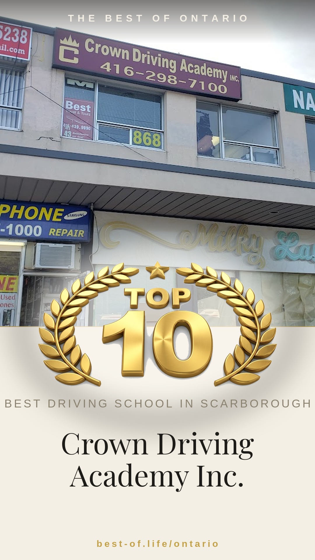 Crown Driving Academy Inc. Instagram badge