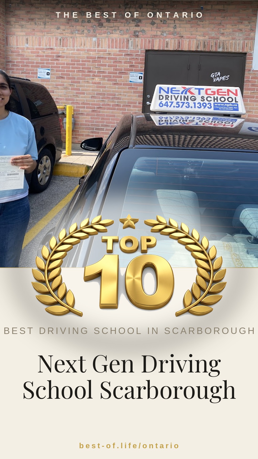 Next Gen Driving School Scarborough Instagram badge