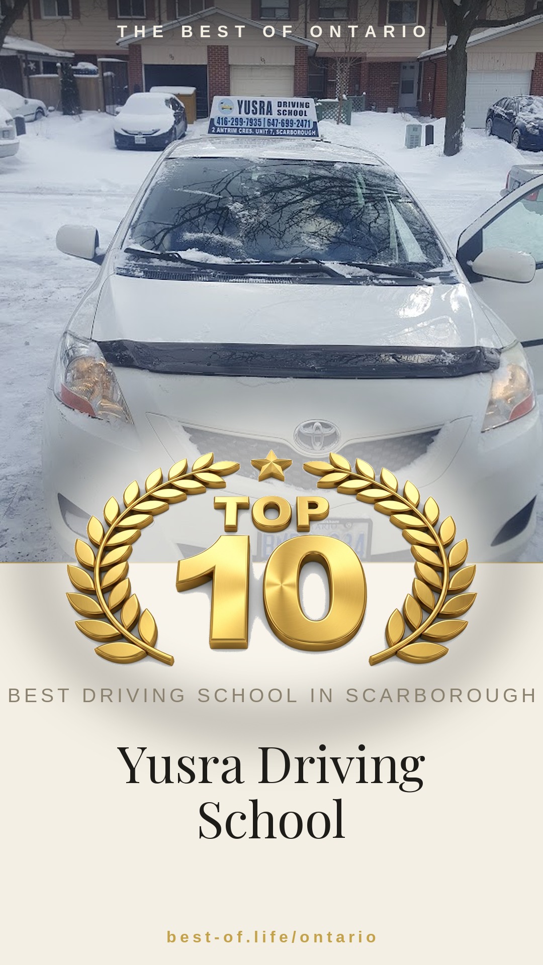 Yusra Driving School Instagram badge