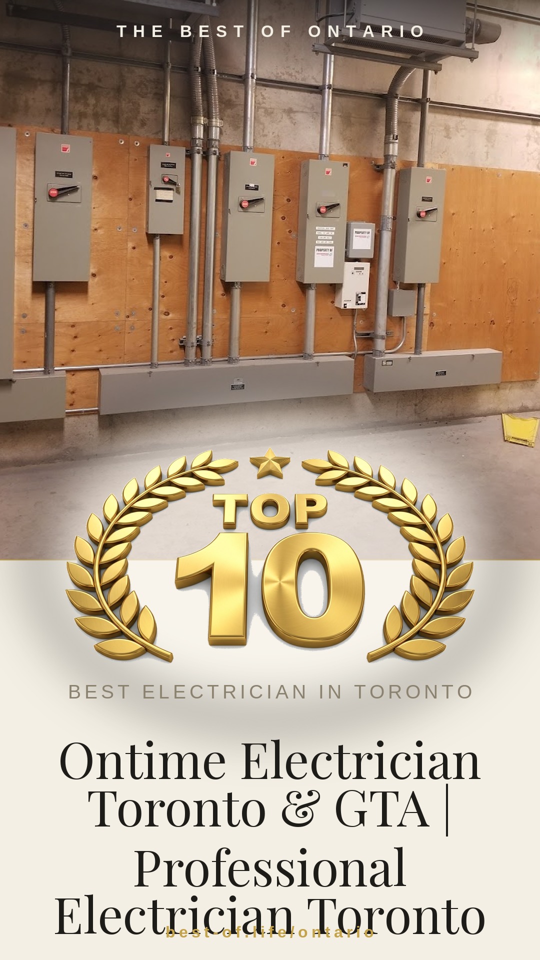 Ontime Electrician Toronto & GTA | Professional Electrician Toronto Instagram badge