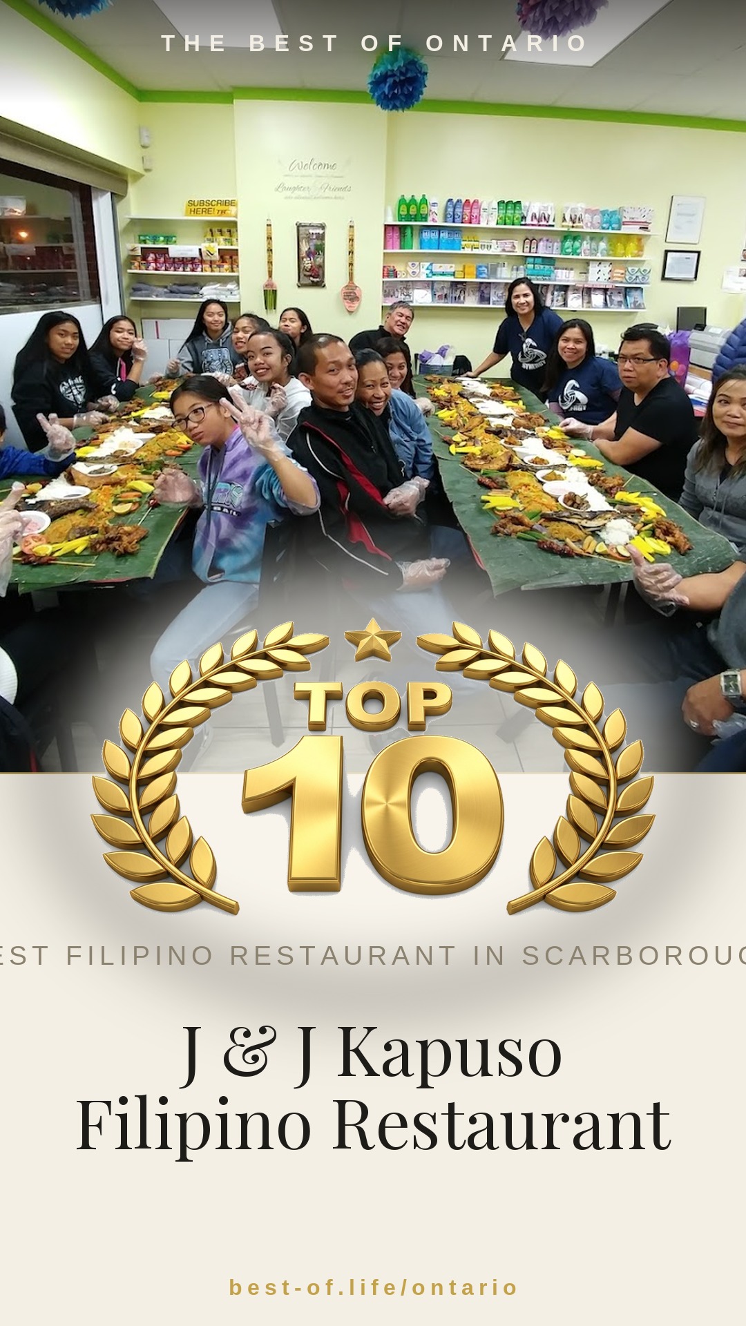 J & J Kapuso Filipino Restaurant Instagram badge