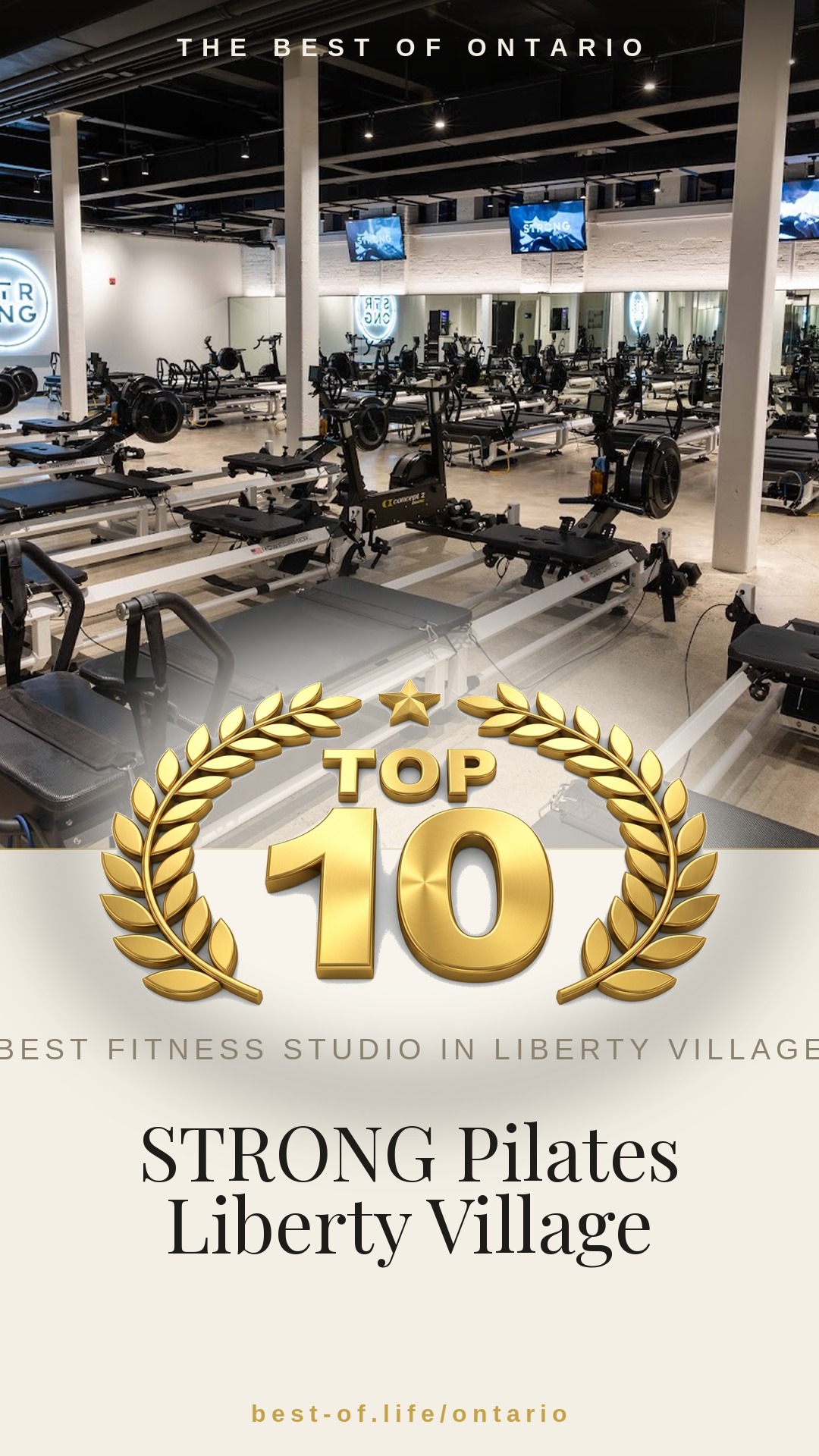STRONG Pilates Liberty Village Instagram badge