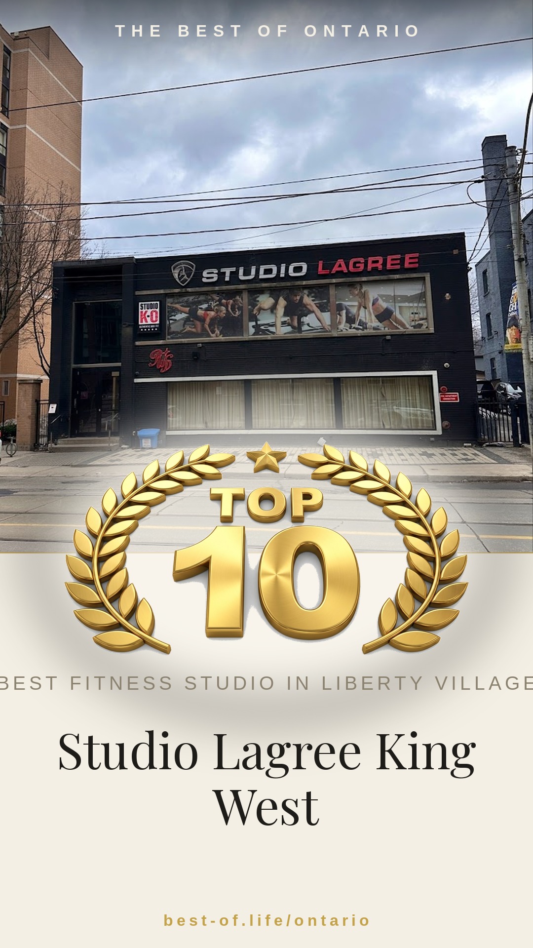 Studio Lagree King West Instagram badge