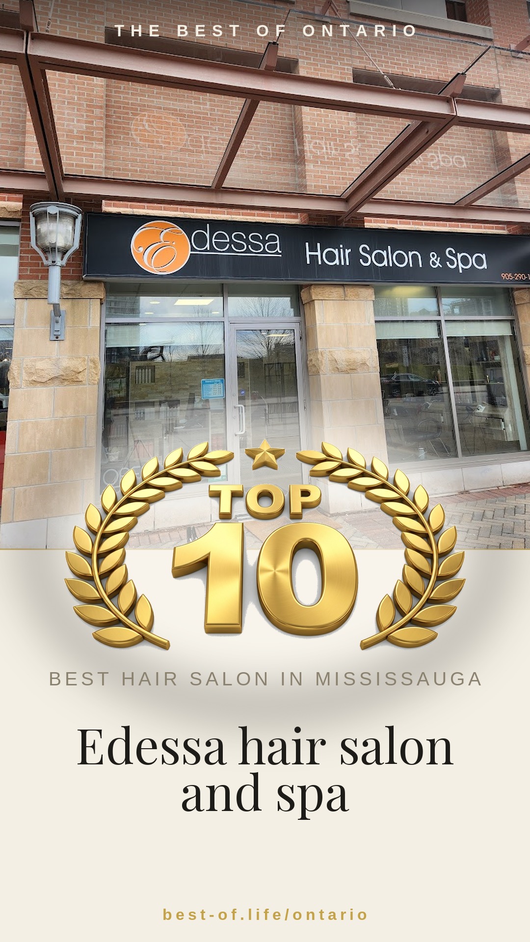 Edessa hair salon and spa Instagram badge