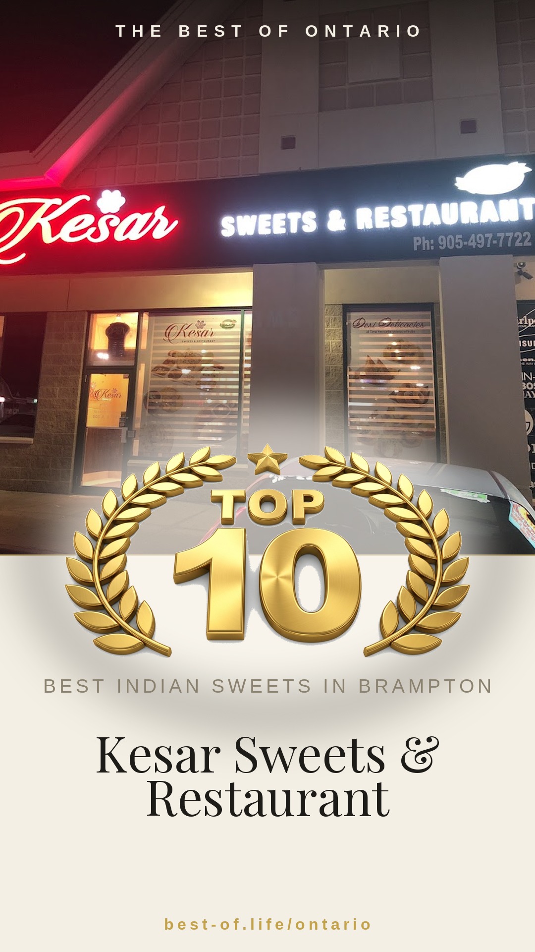 Kesar Sweets & Restaurant Instagram badge