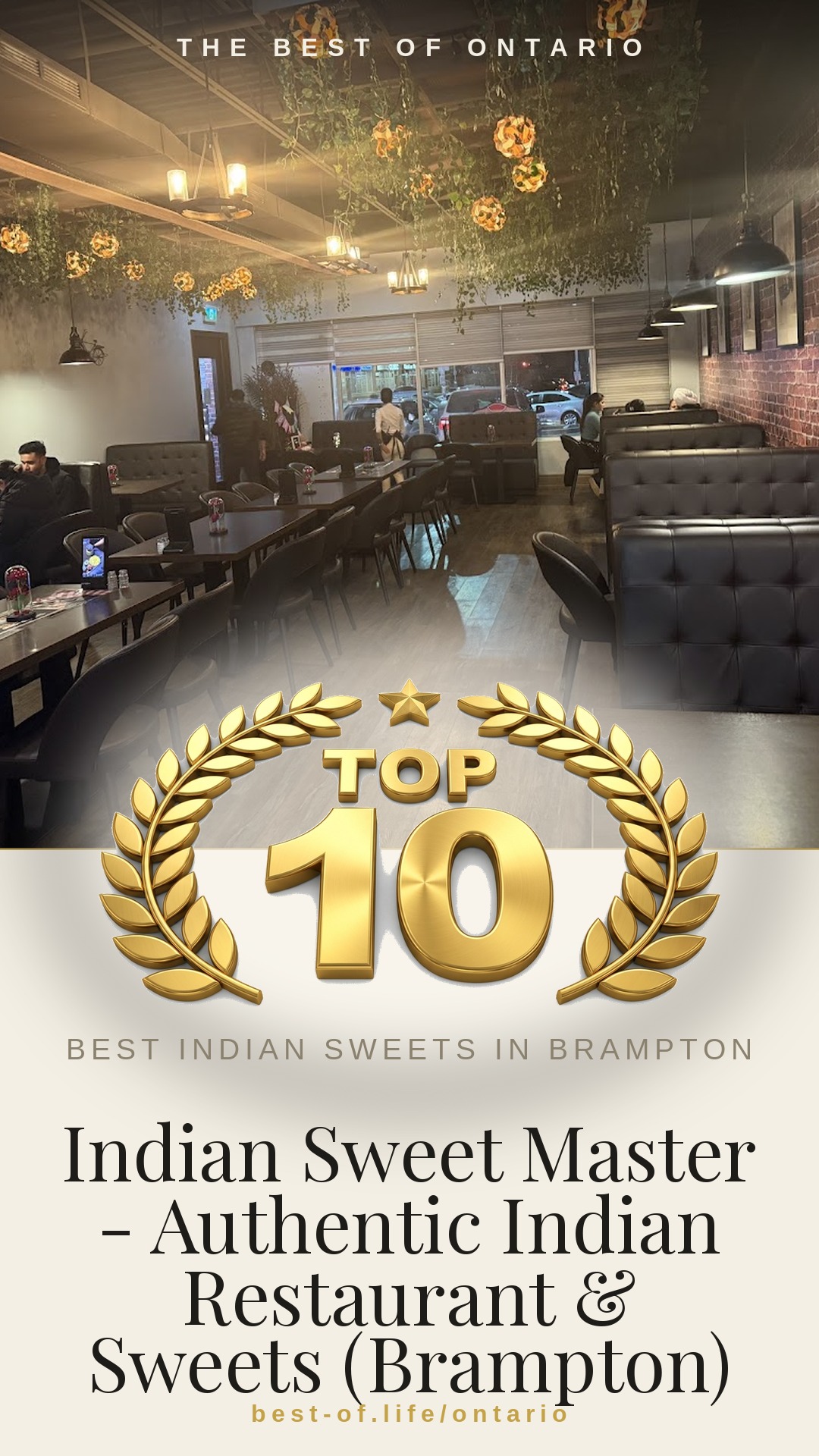 Indian Sweet Master - Authentic Indian Restaurant & Sweets (Brampton) Instagram badge