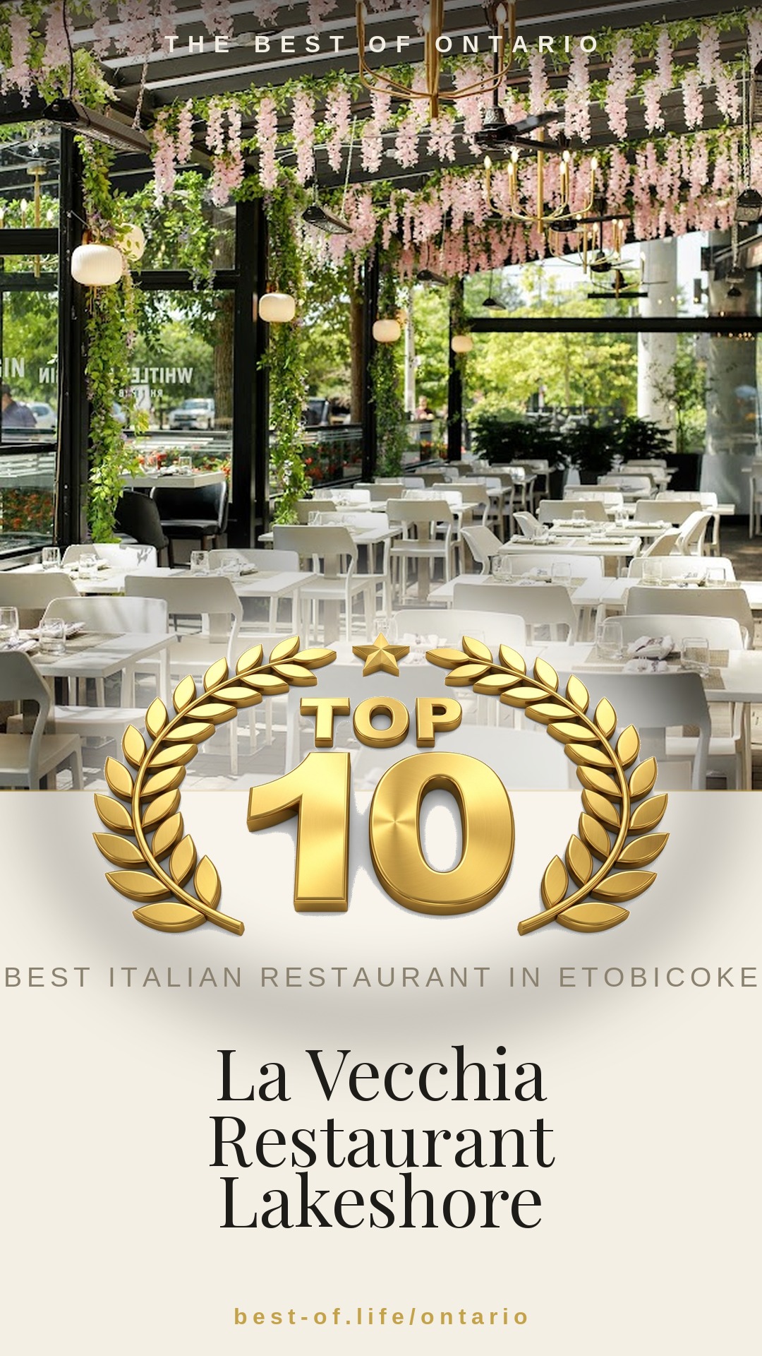 La Vecchia Restaurant Lakeshore Instagram badge