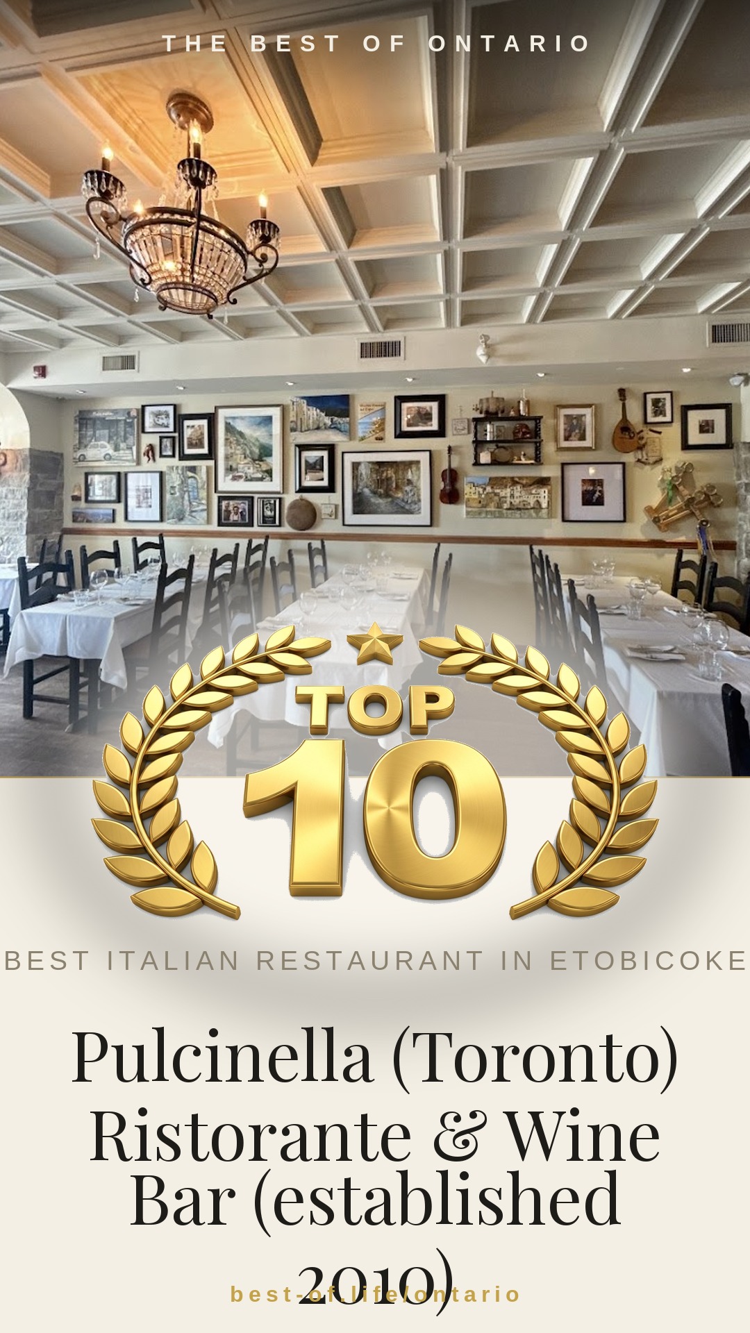 Pulcinella (Toronto) Ristorante & Wine Bar (established 2010) Instagram badge