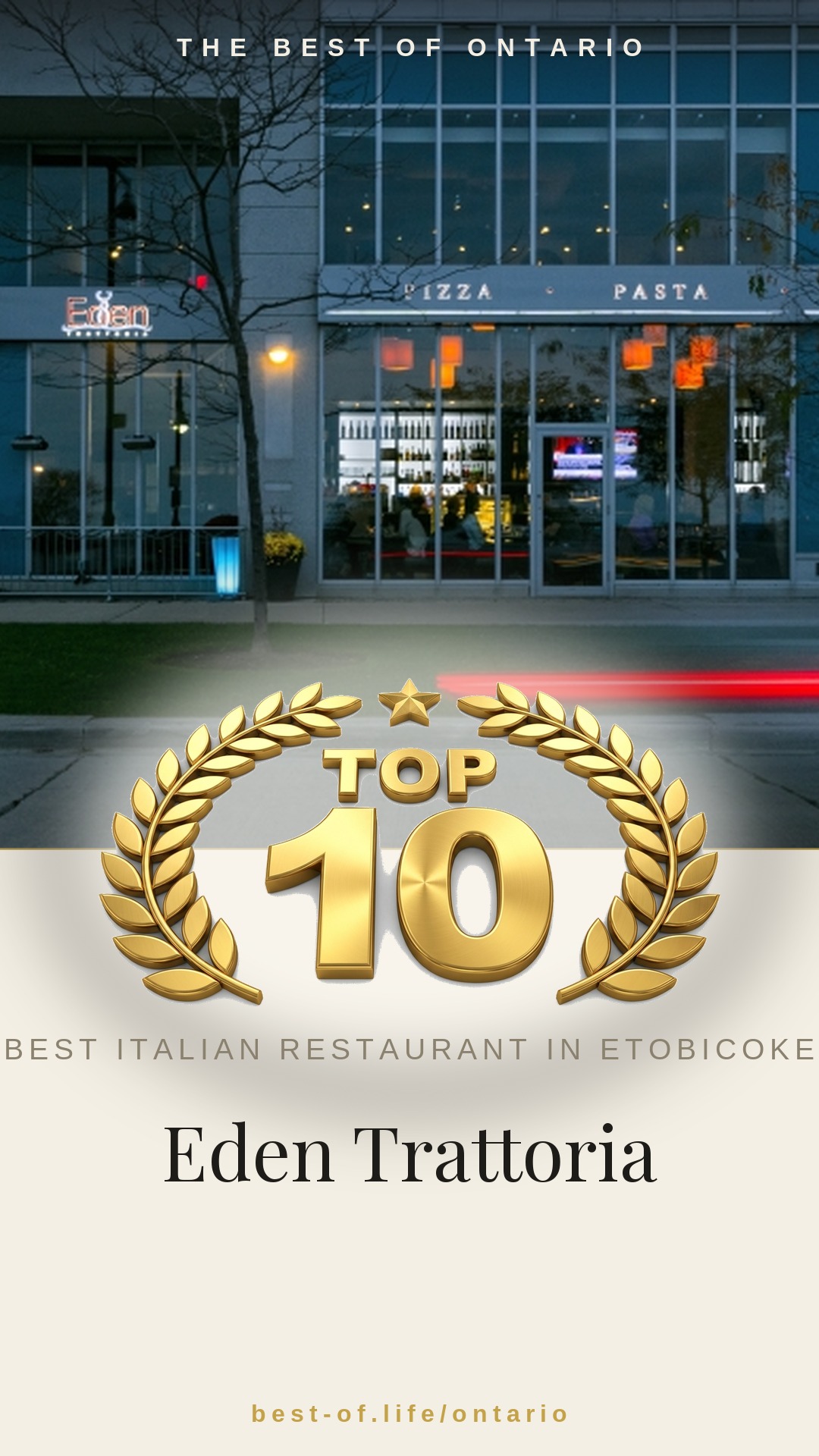 Eden Trattoria Instagram badge