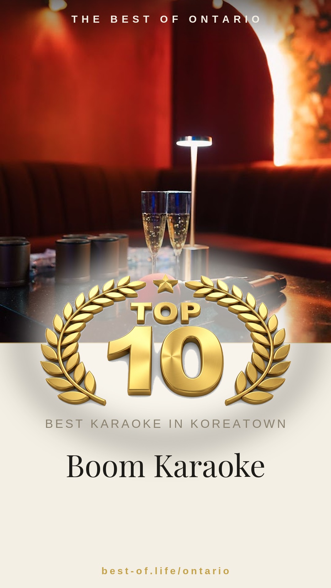 Boom Karaoke Instagram badge