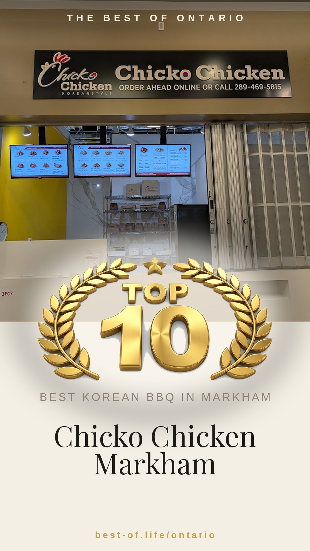 Chicko Chicken Markham Instagram badge