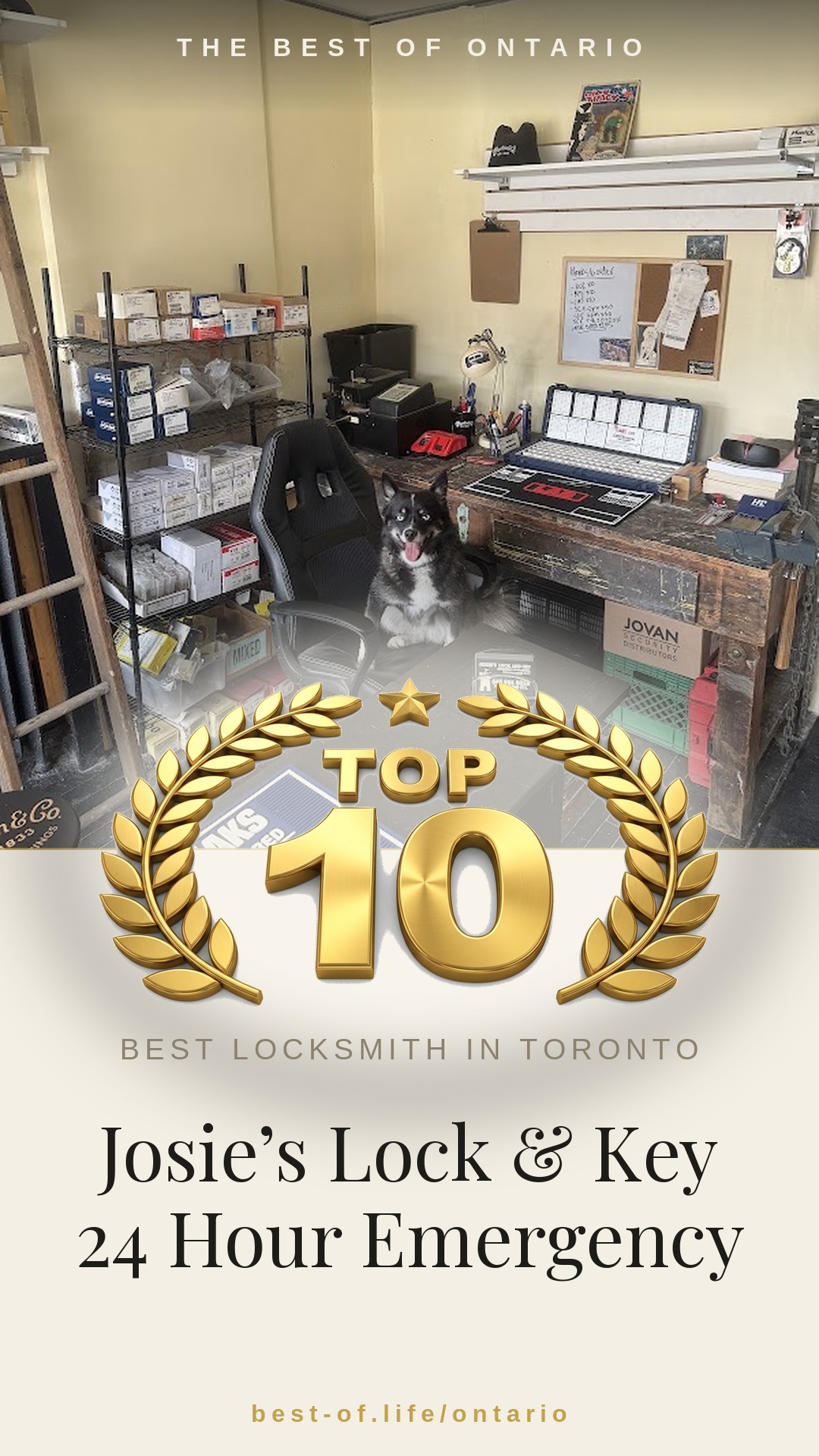 Josie’s Lock & Key 24 Hour Emergency Instagram badge