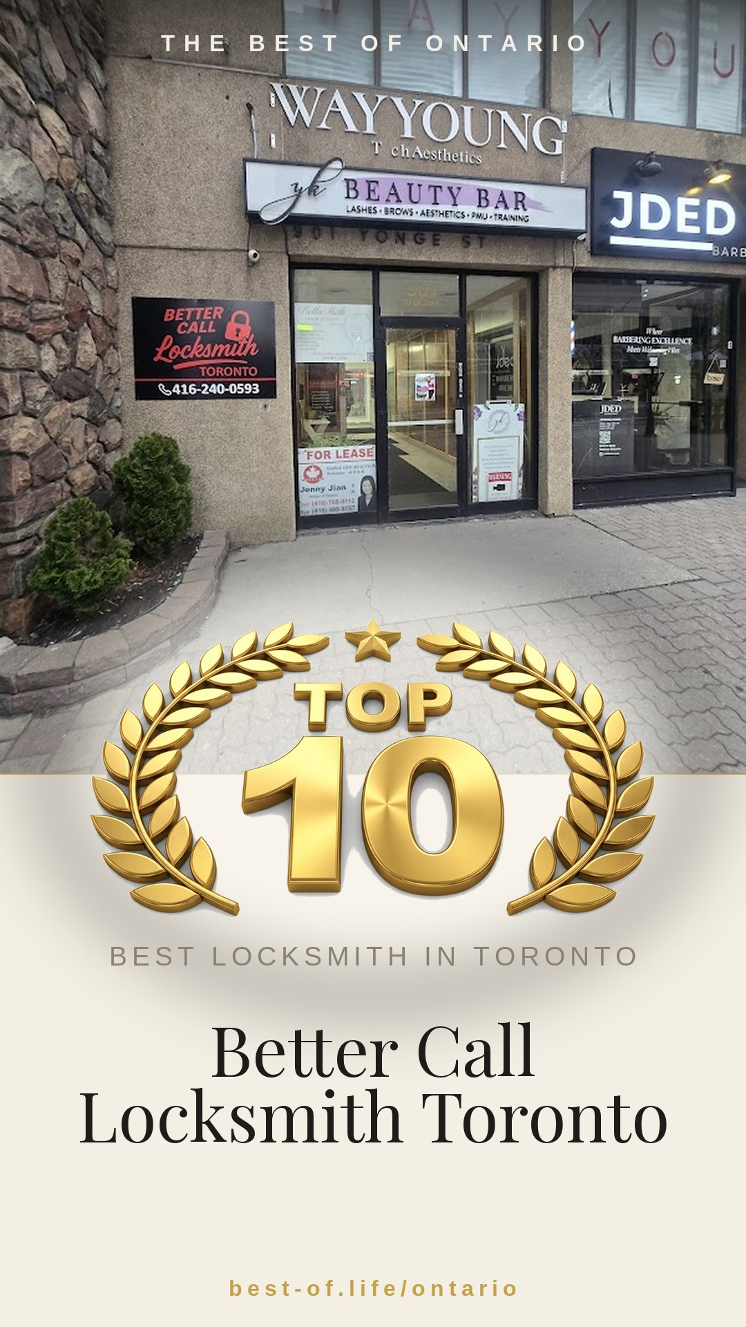 Better Call Locksmith Toronto Instagram badge