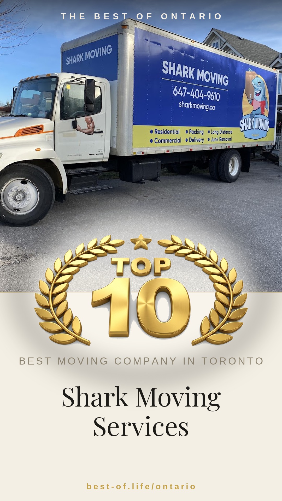 Shark Moving Services Instagram badge