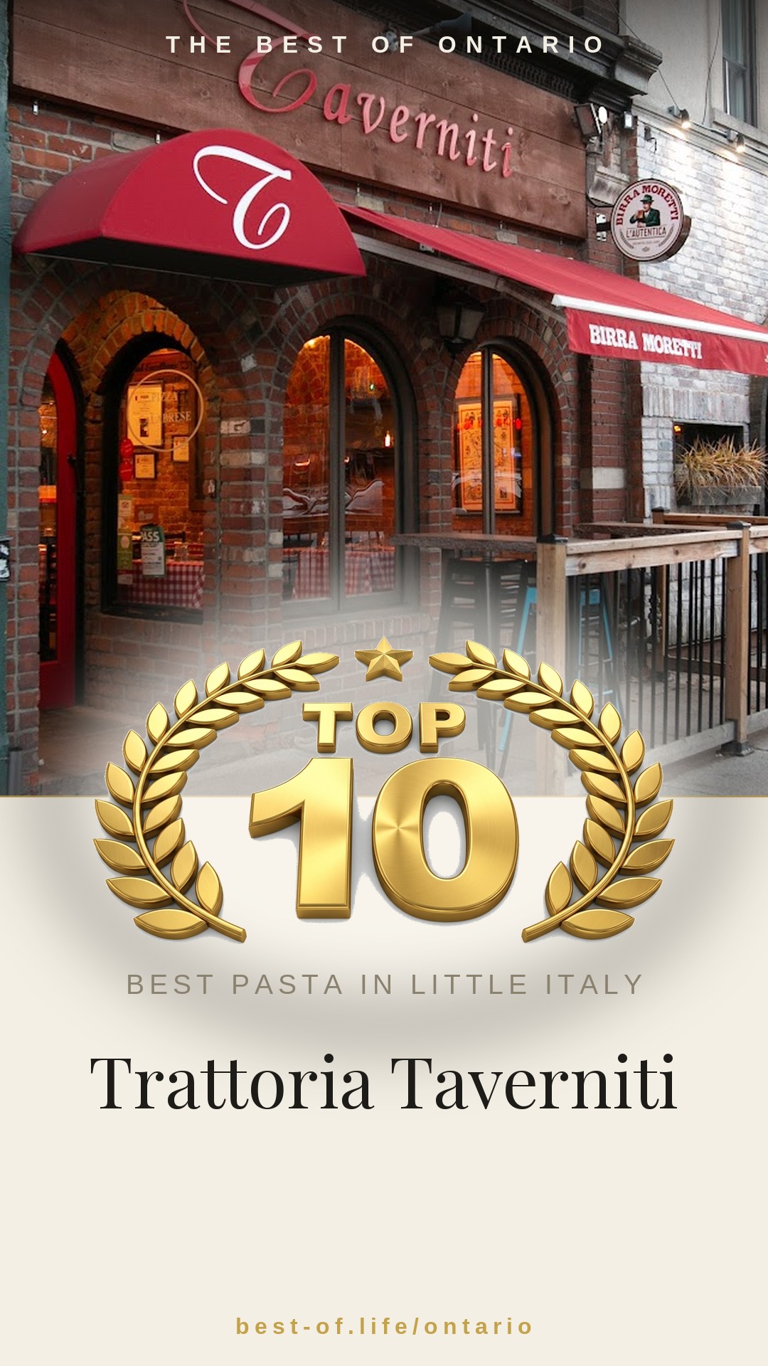 Trattoria Taverniti Instagram badge