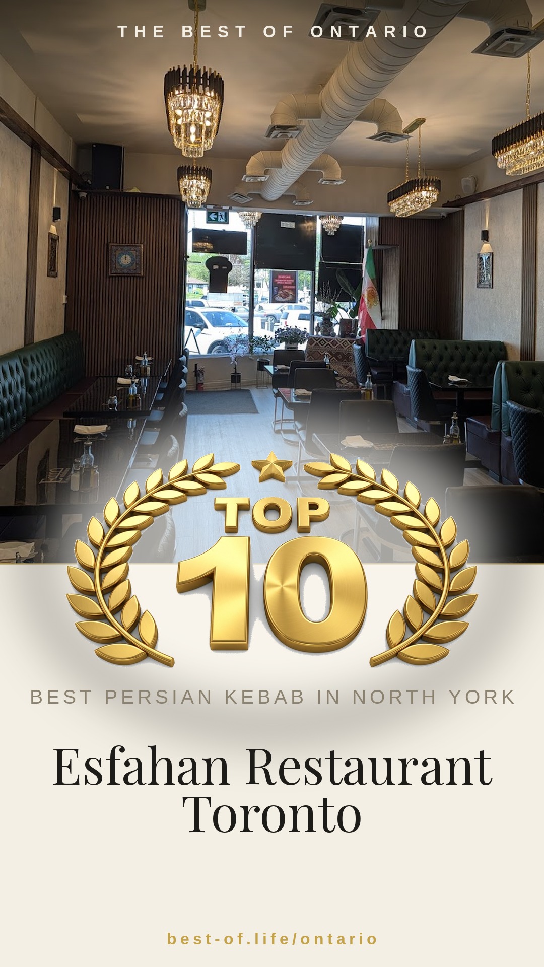 Esfahan Restaurant Toronto Instagram badge