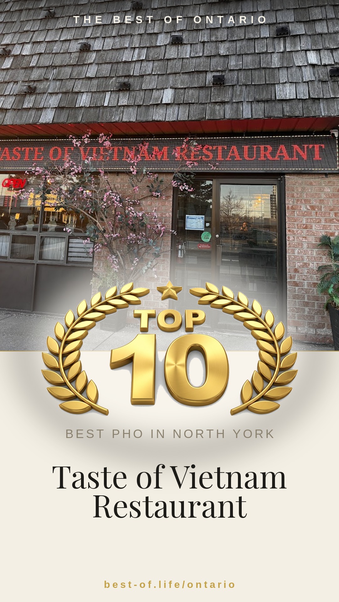 Taste of Vietnam Restaurant Instagram badge