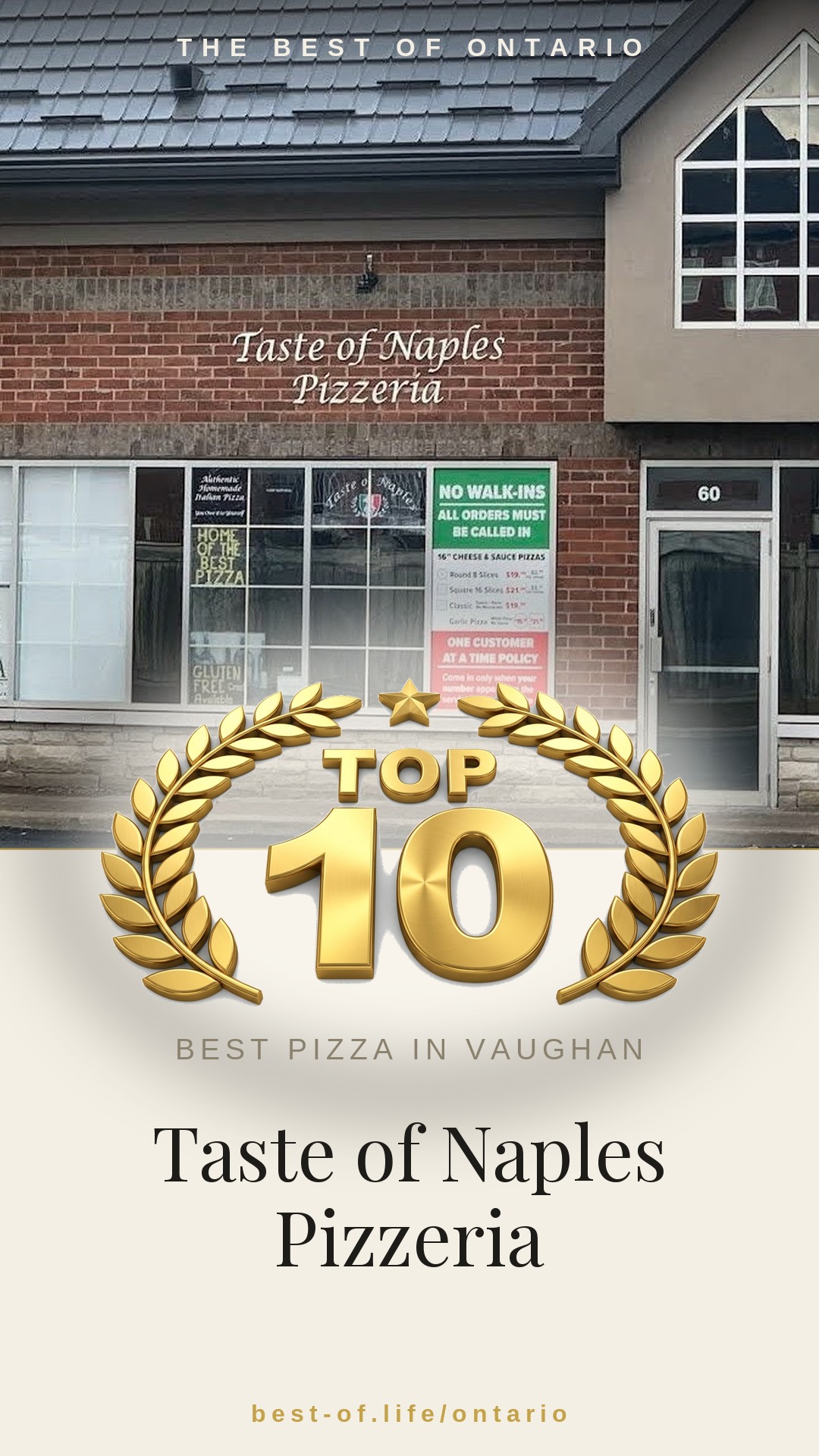 Taste of Naples Pizzeria Instagram badge