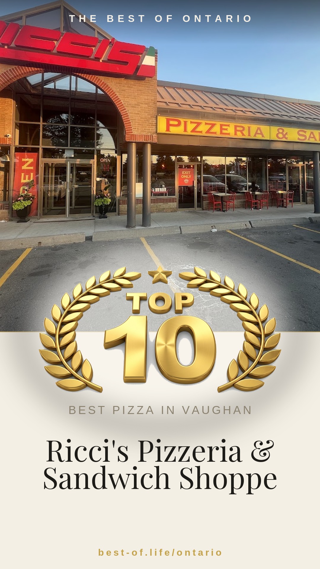 Ricci's Pizzeria & Sandwich Shoppe Instagram badge