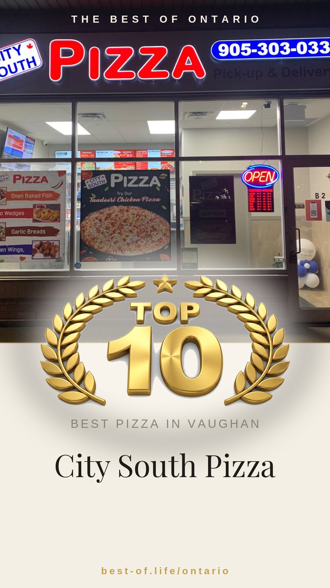City South Pizza Instagram badge