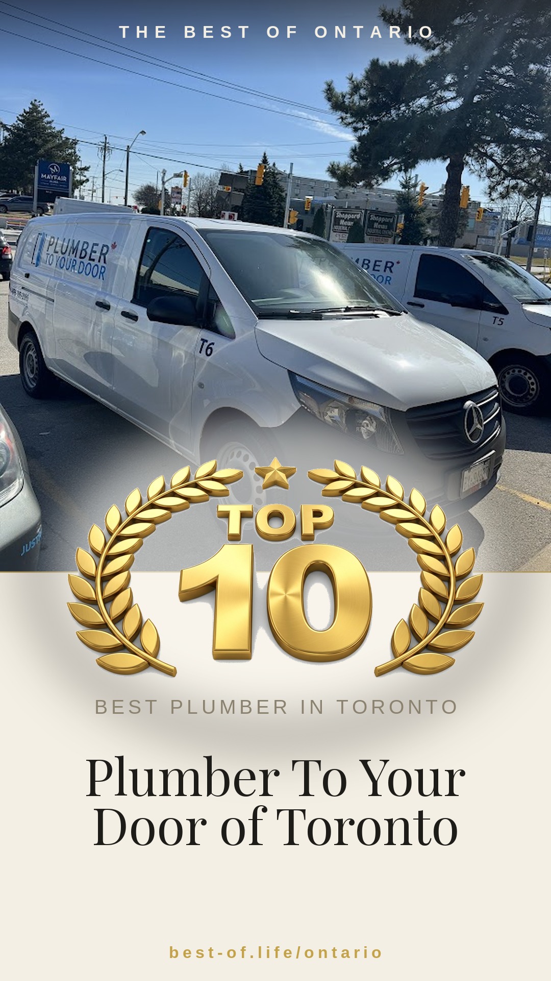 Plumber To Your Door of Toronto Instagram badge