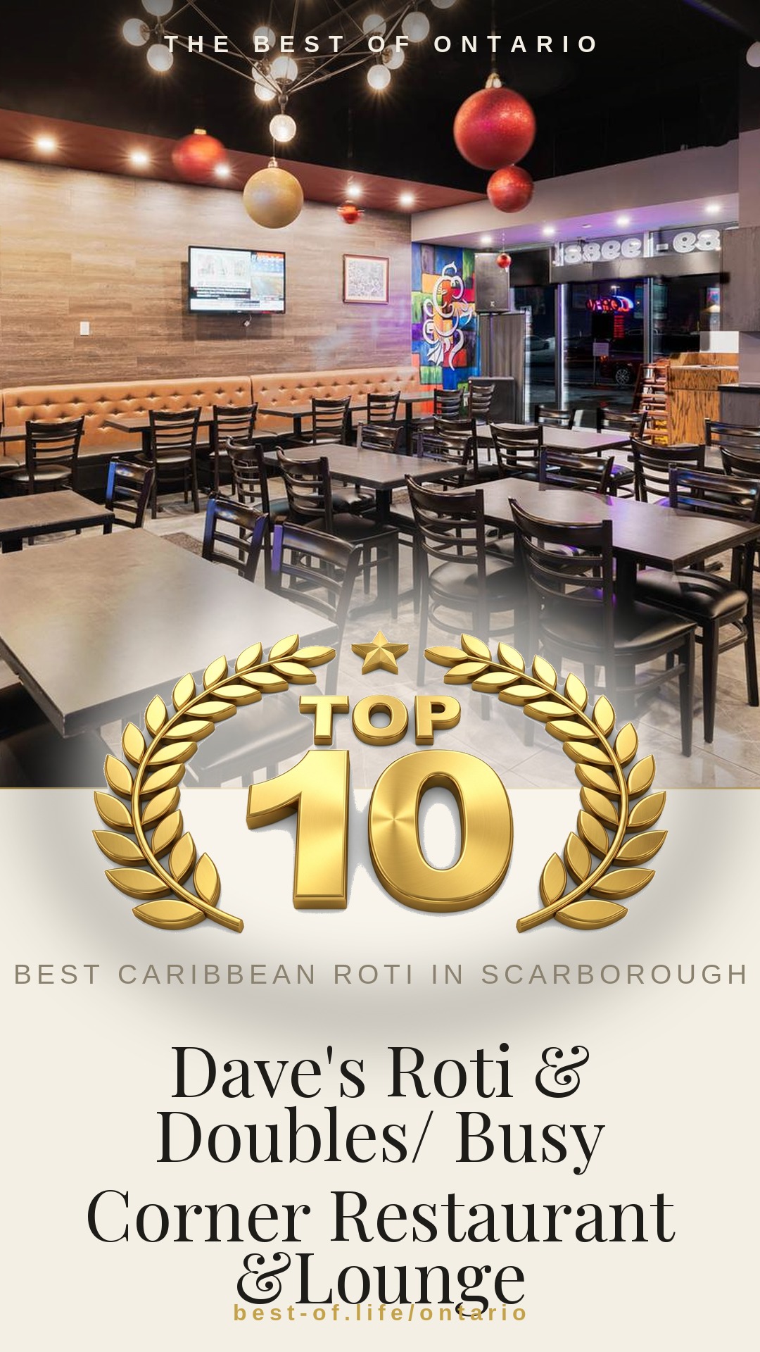 Dave's Roti & Doubles/ Busy Corner Restaurant &Lounge Instagram badge