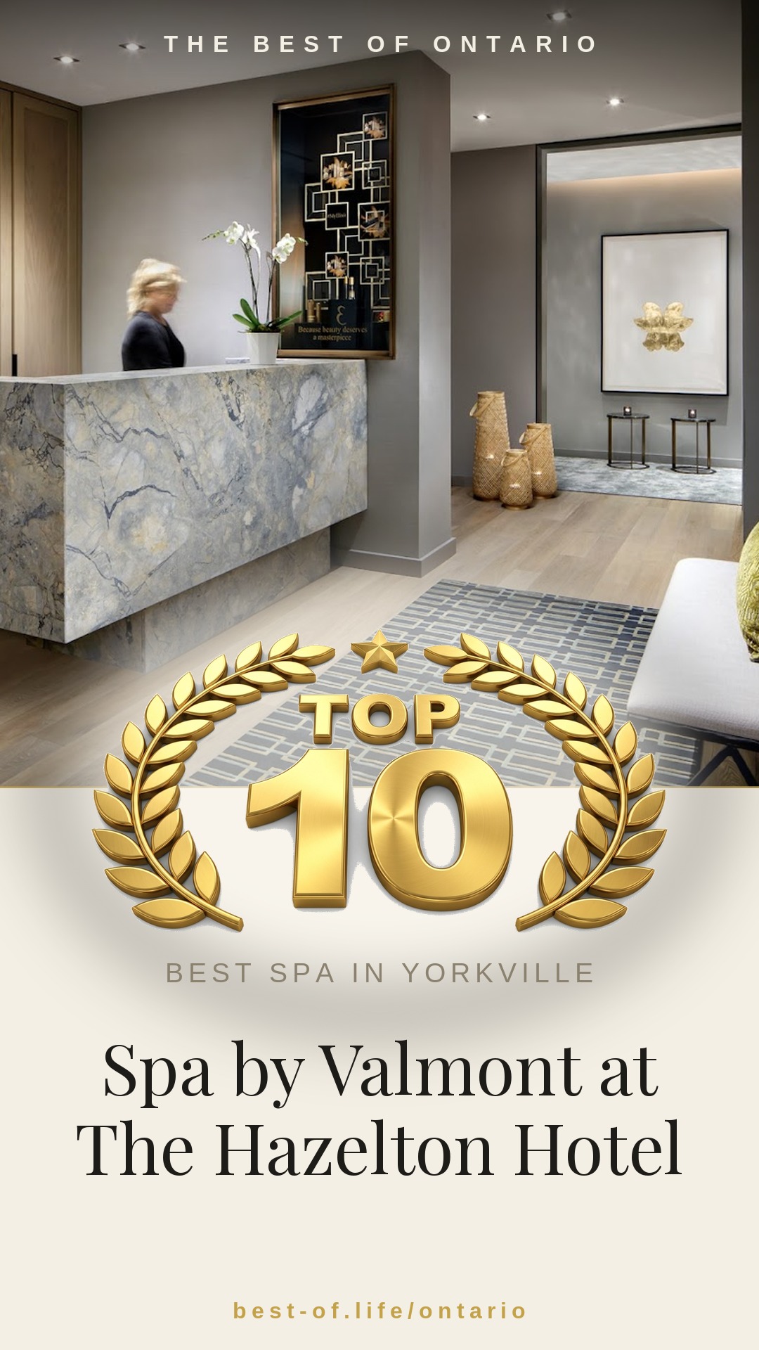 Spa by Valmont at The Hazelton Hotel Instagram badge