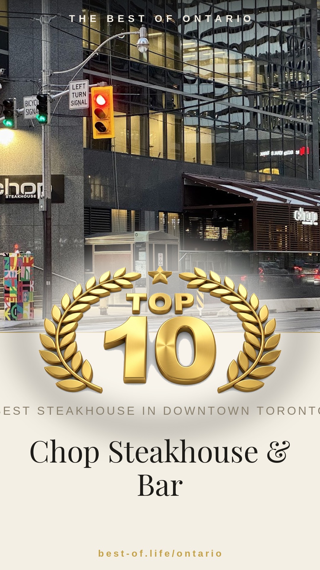 Chop Steakhouse & Bar Instagram badge