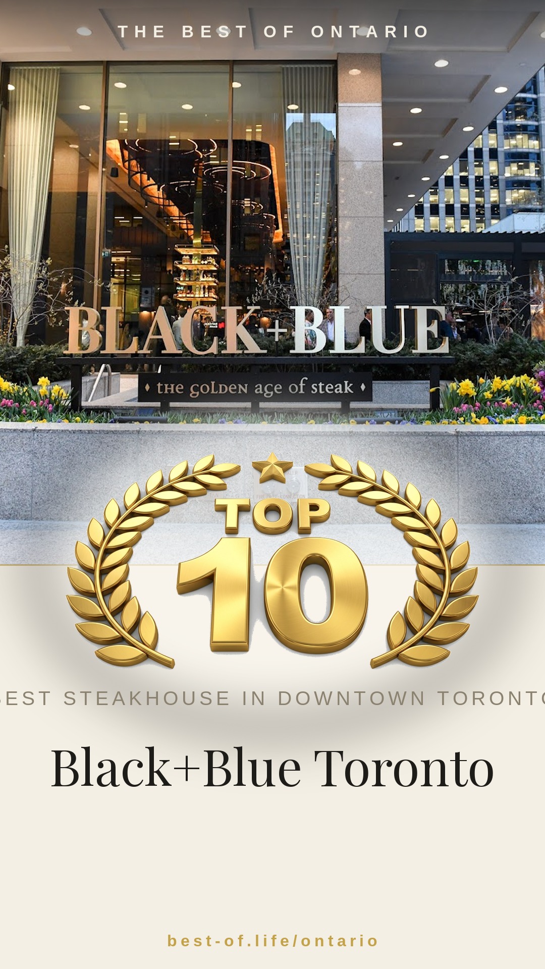 Black+Blue Toronto Instagram badge