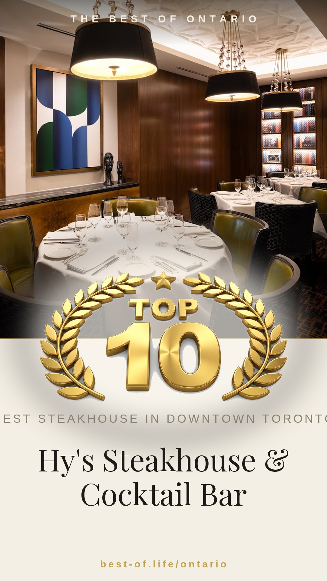 Hy's Steakhouse & Cocktail Bar Instagram badge